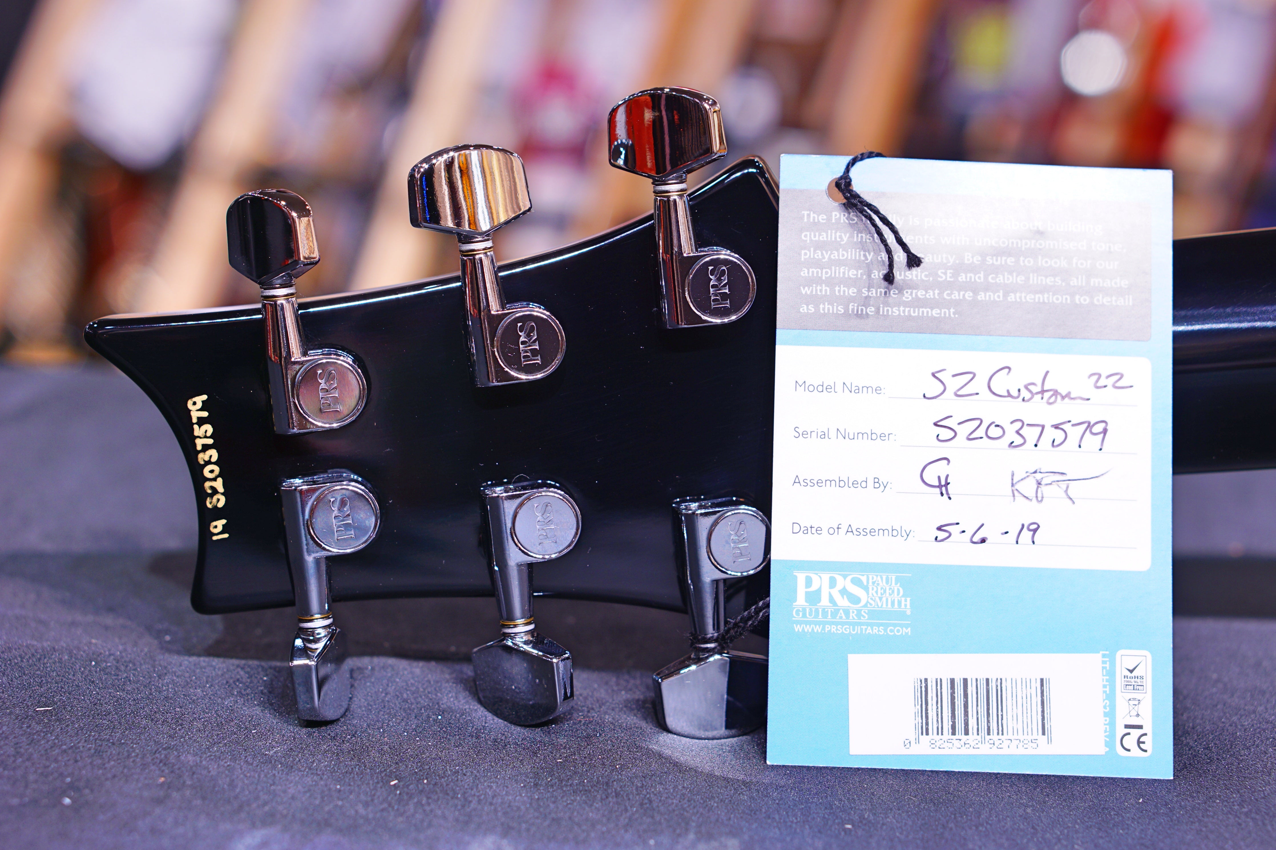 PRS S2 Custom 22 Amber Smokeburst S2037579 - HIENDGUITAR PRS GUITAR