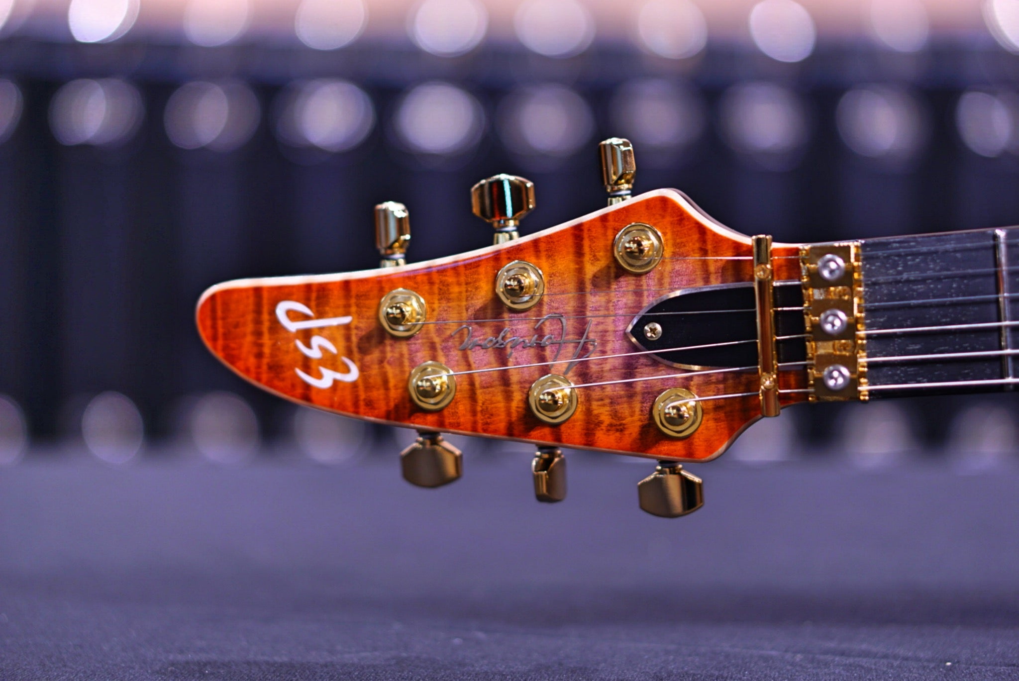 ESP Horizon FR CTM pink brown Gradation E3921212 - HIENDGUITAR ESP GUITAR