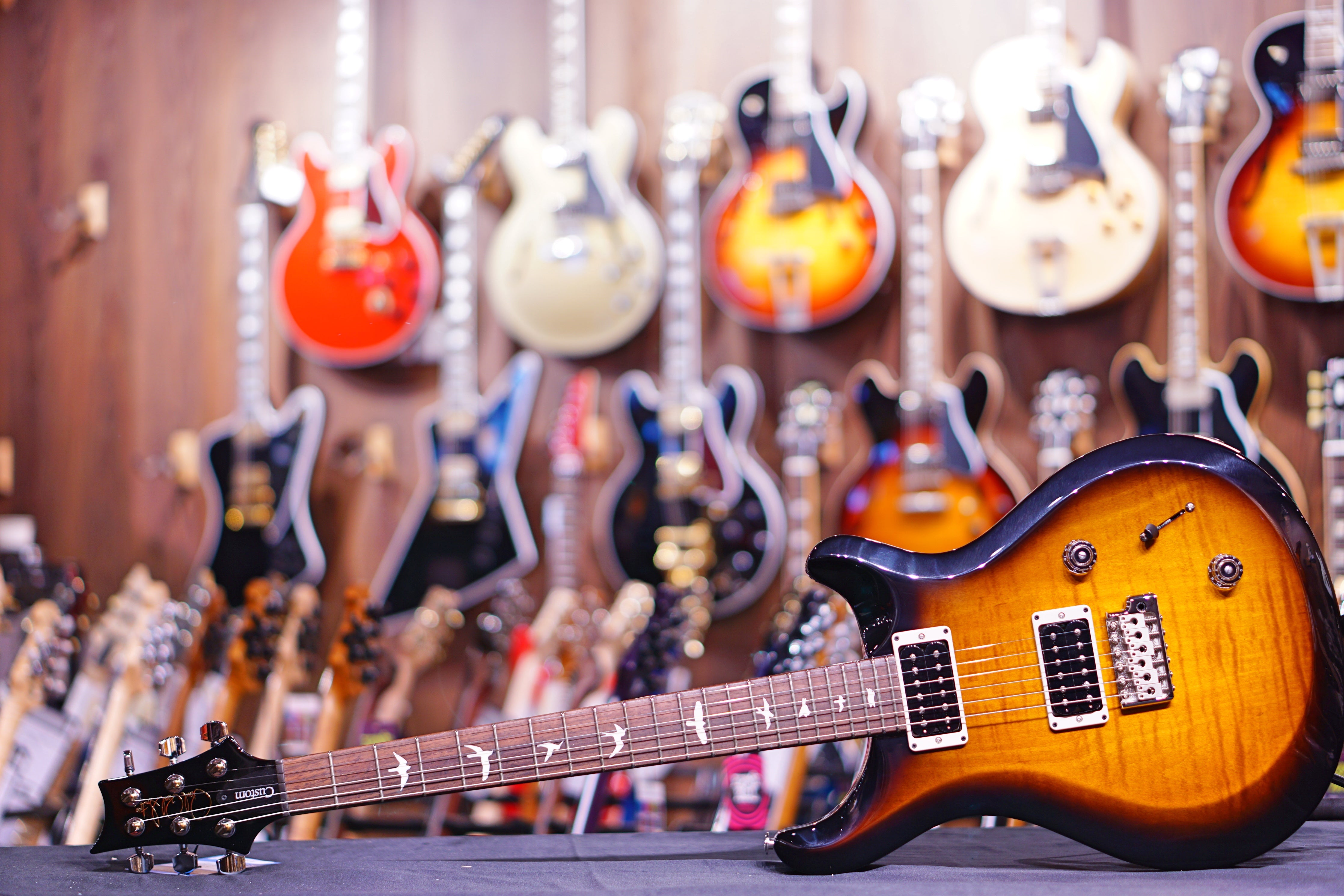 PRS S2 Custom 22 Amber Smokeburst S2037579 - HIENDGUITAR PRS GUITAR