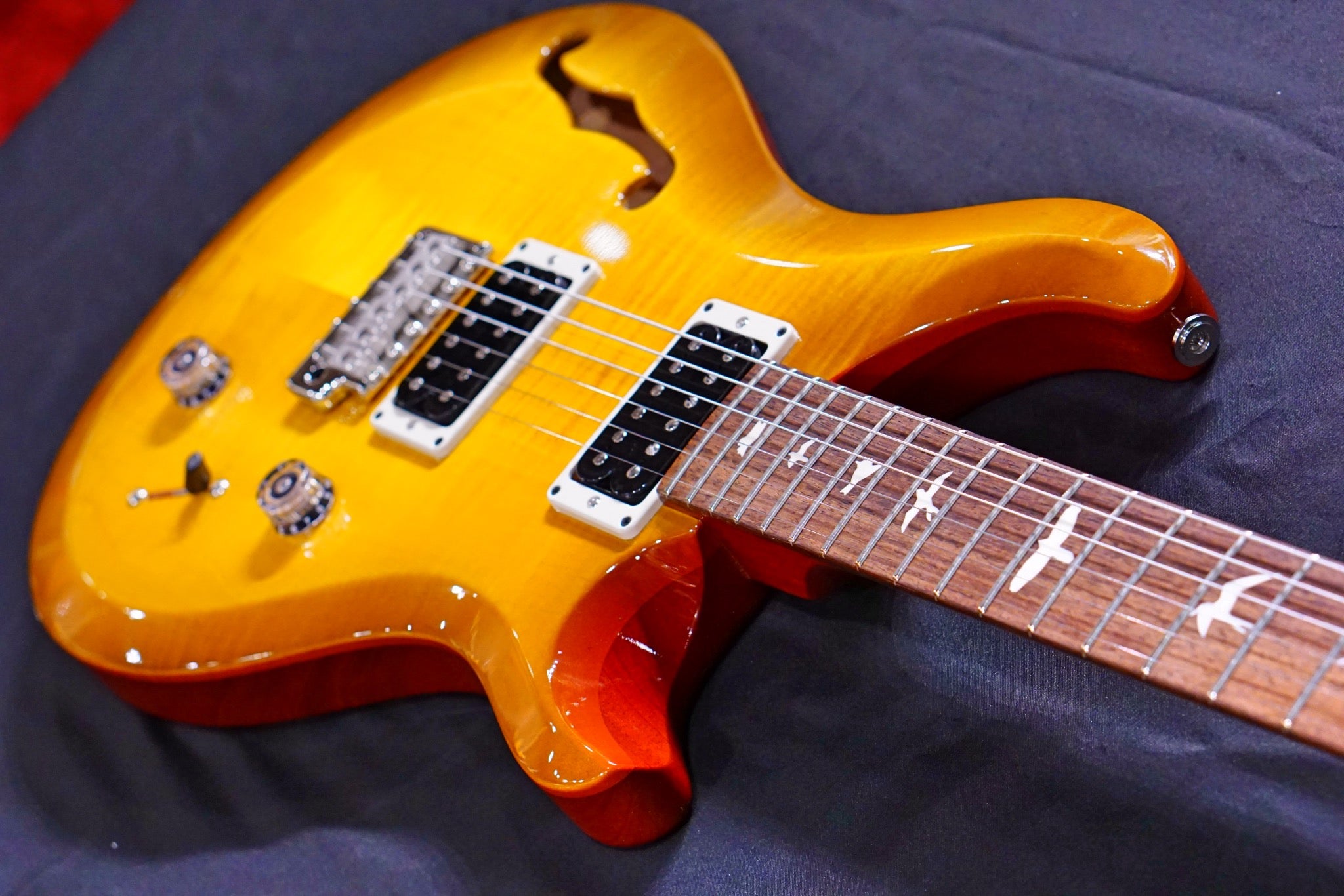 PRS S2 Custom 22 Semi-hollow - McCarty Sunburst S2048374 - HIENDGUITAR PRS GUITAR