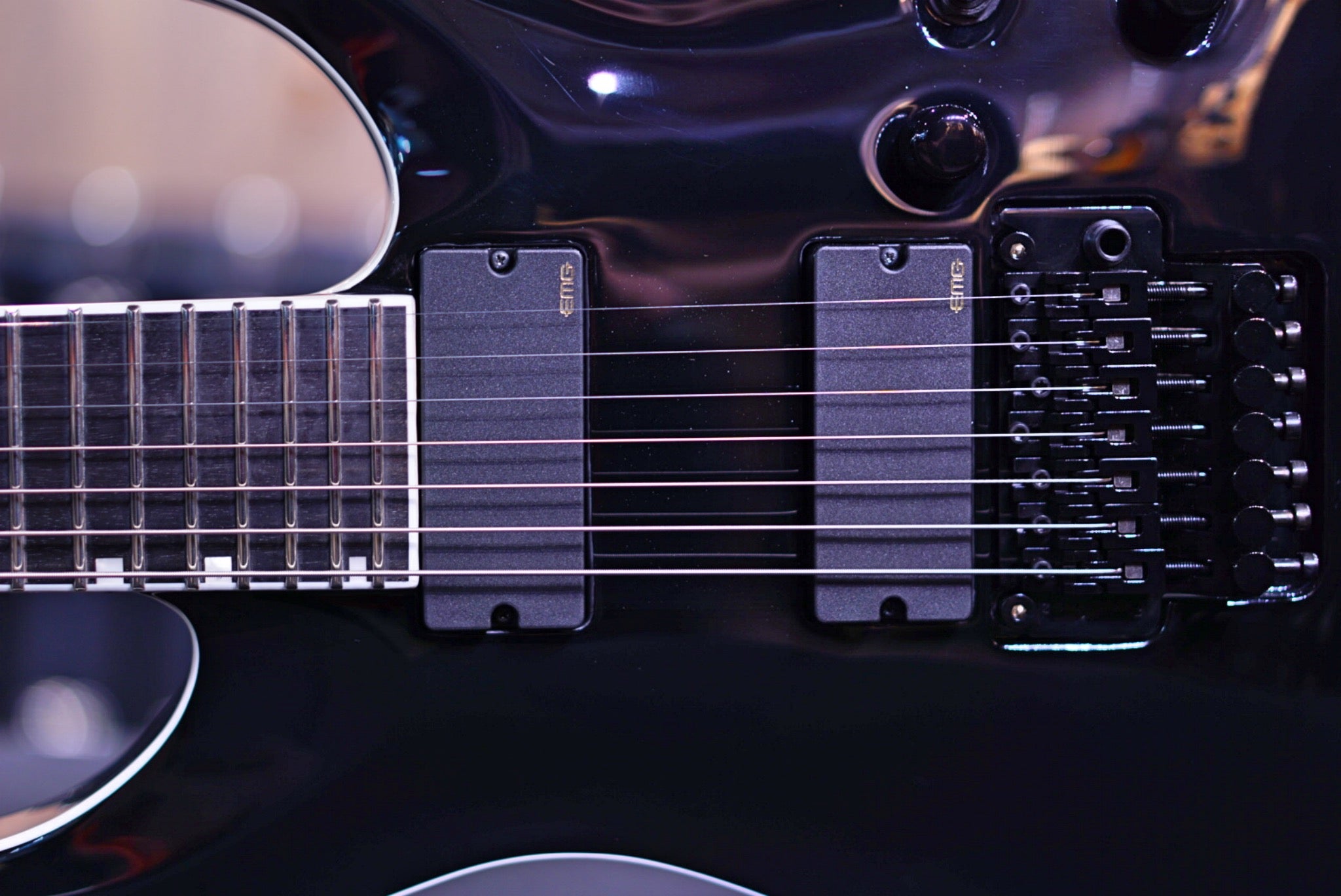 ESP E-II HORIZON FR-7 black ES6804213 - HIENDGUITAR E-II GUITAR