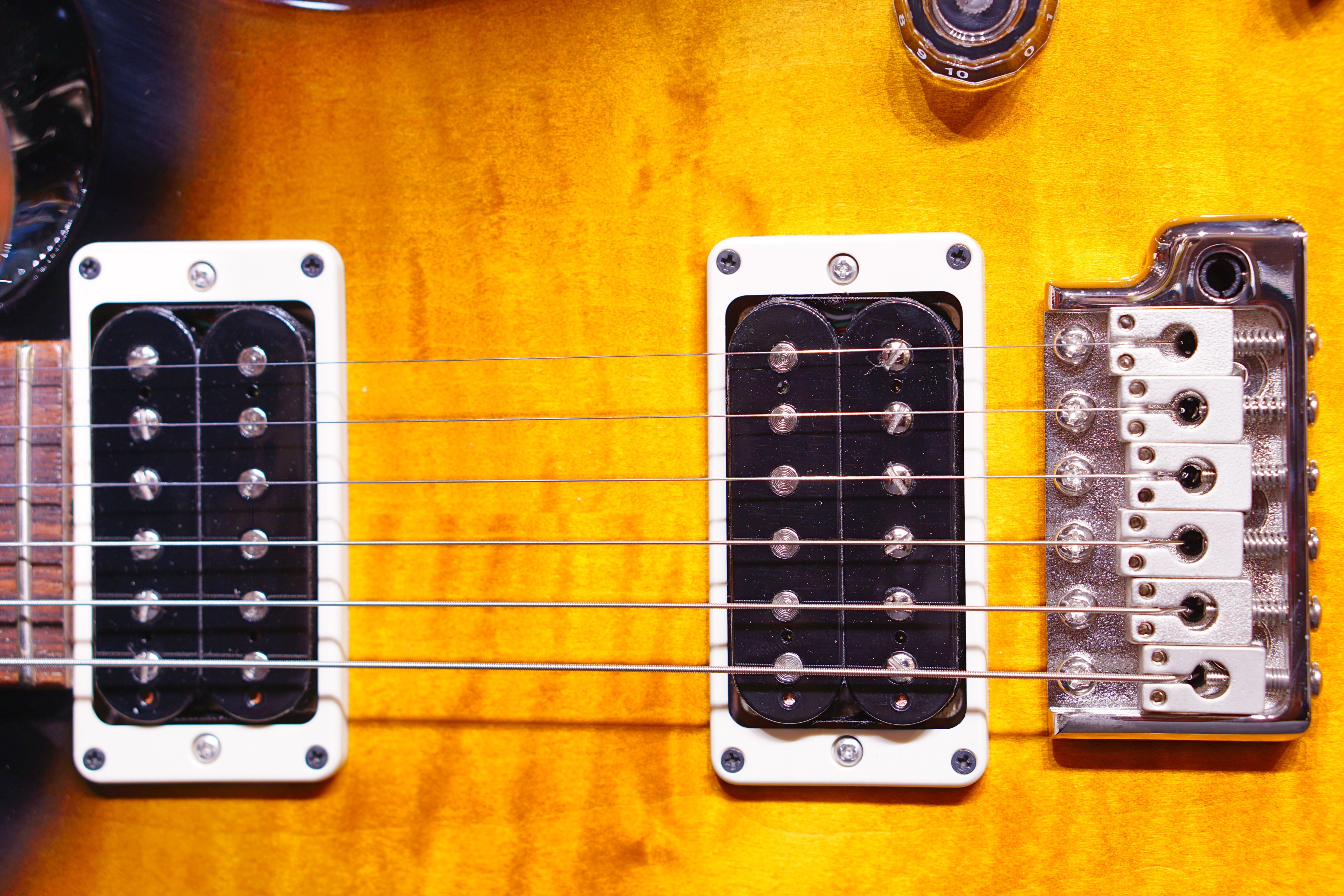 PRS S2 Custom 22 Semi-hollow - Amber Smokeburst 18 S2031691 - HIENDGUITAR PRS GUITAR