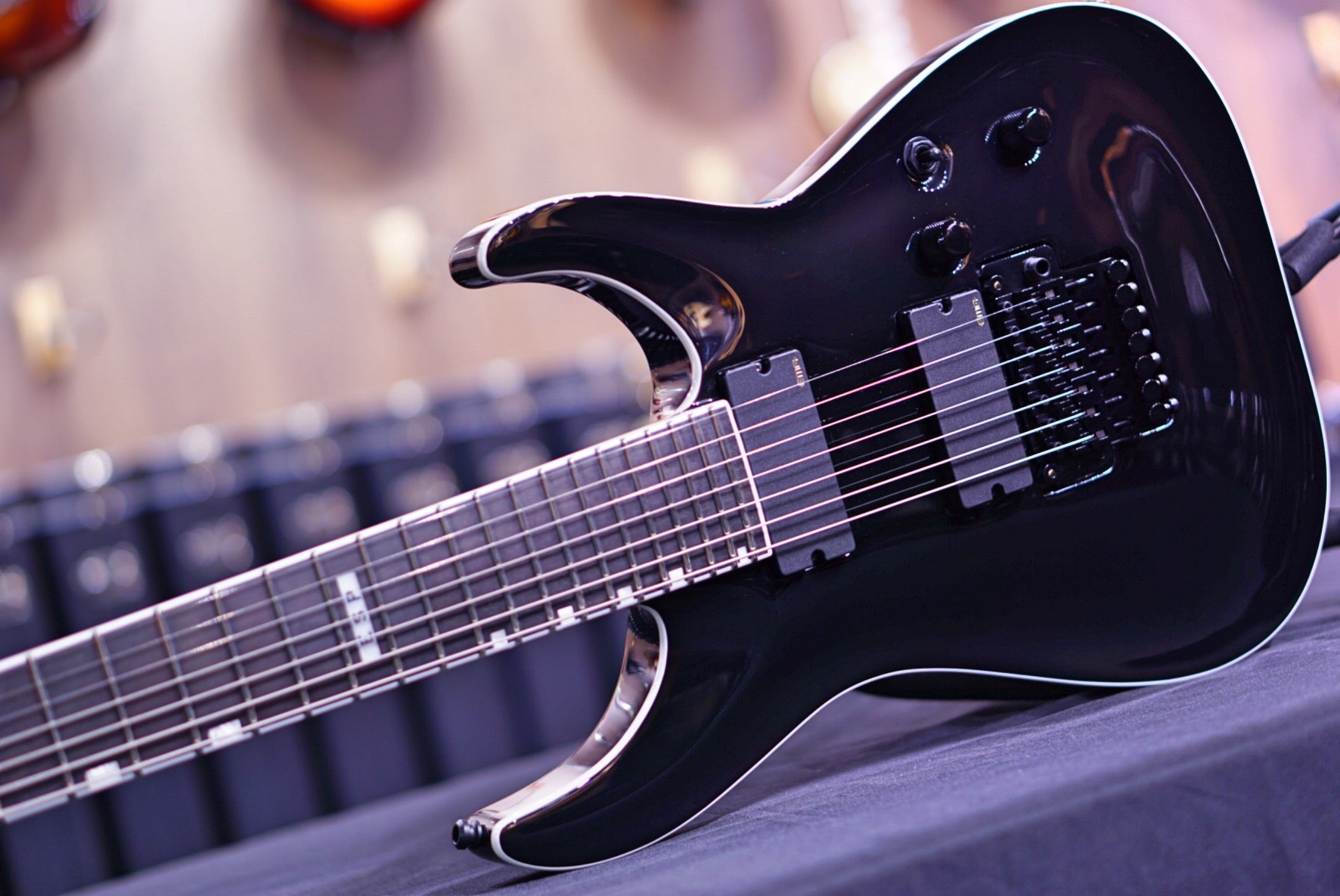 ESP E-II HORIZON FR-7 black ES6804213 - HIENDGUITAR E-II GUITAR