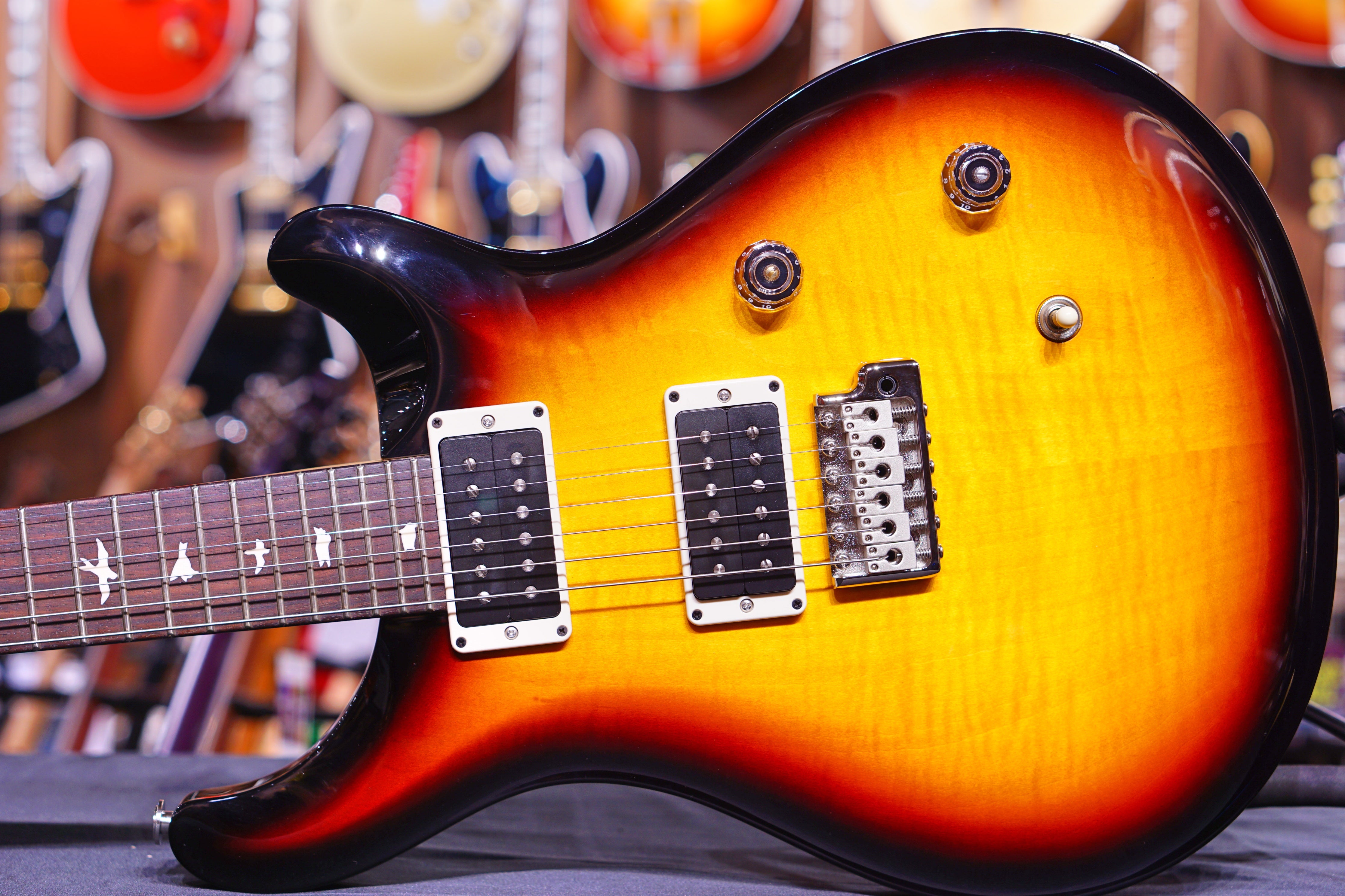 PRS CE24 Tri Color wrap Burst 190276060 - HIENDGUITAR PRS GUITAR