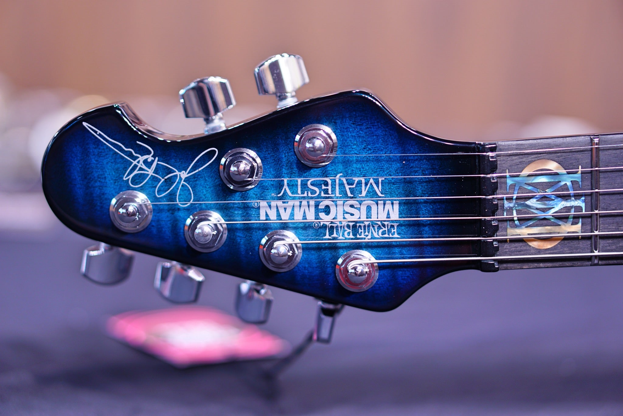 Ernie Ball Music Man John Petrucci Majesty Electric Guitar - Hydrospace with Ebony Fingerboard M014770 - HIENDGUITAR Musicman GUITAR