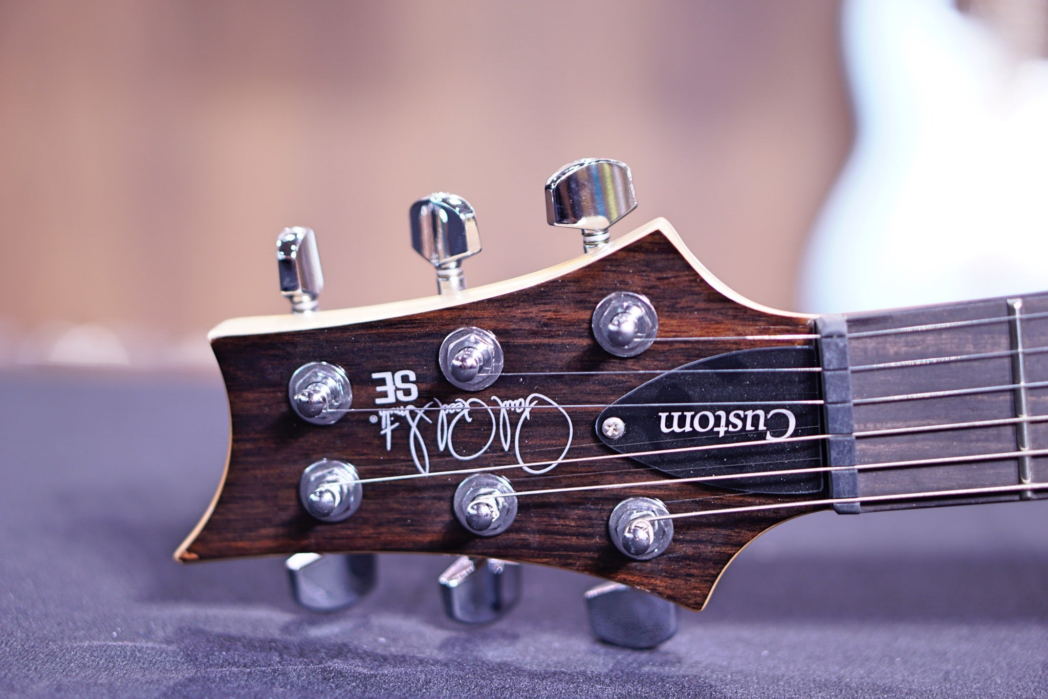 PRS SE Exotic ebony custom 24 NEW 2020 version - HIENDGUITAR PRS SE GUITAR