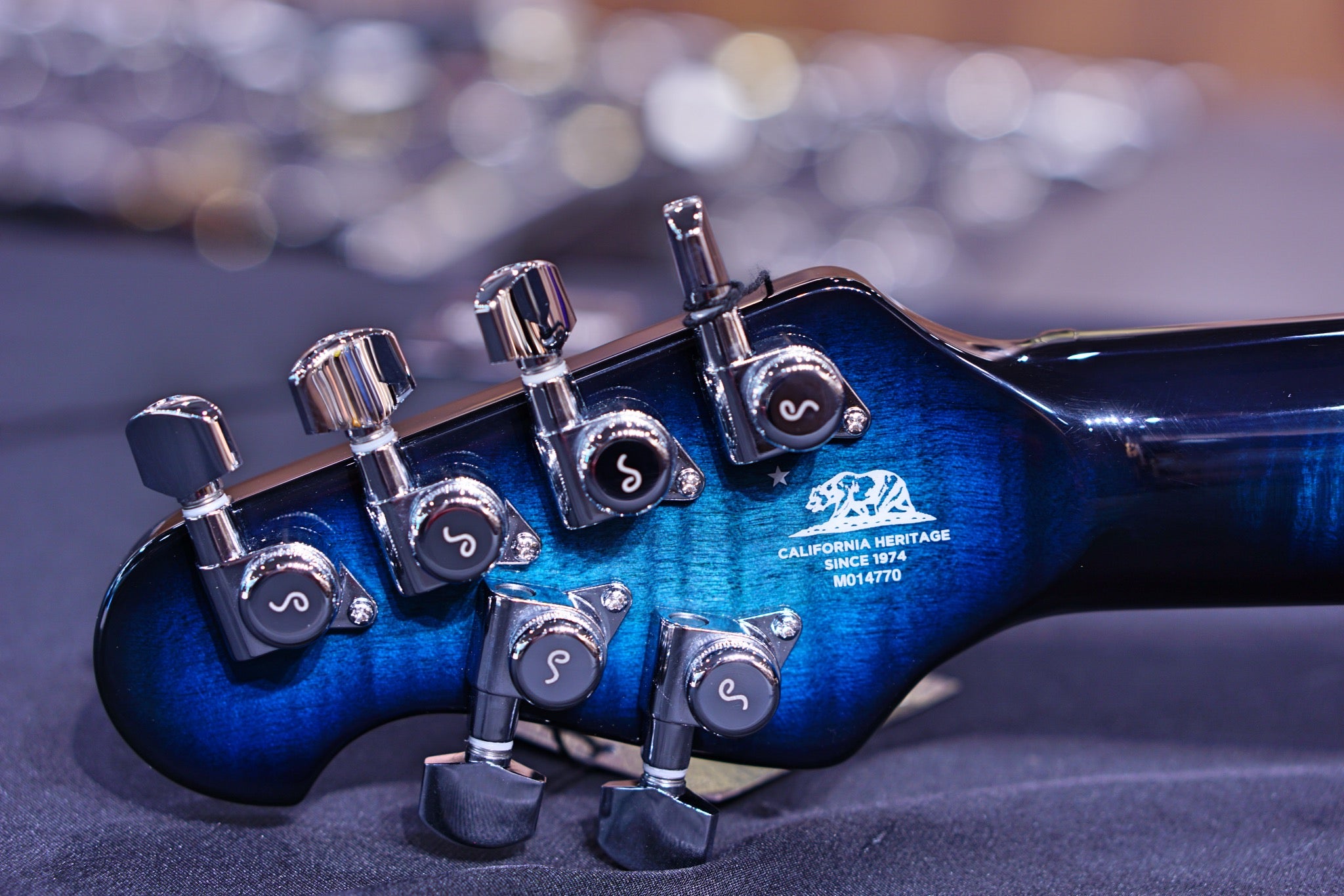 Ernie Ball Music Man John Petrucci Majesty Electric Guitar - Hydrospace with Ebony Fingerboard M014770 - HIENDGUITAR Musicman GUITAR