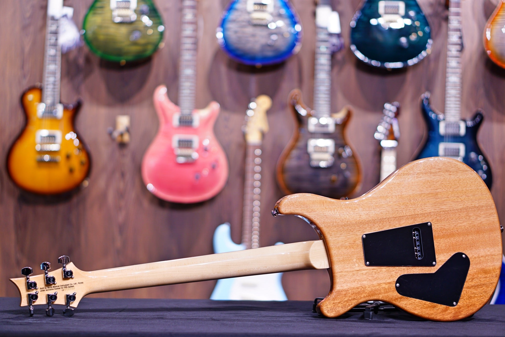 PRS SE Exotic ebony custom 24 NEW 2020 version - HIENDGUITAR PRS SE GUITAR