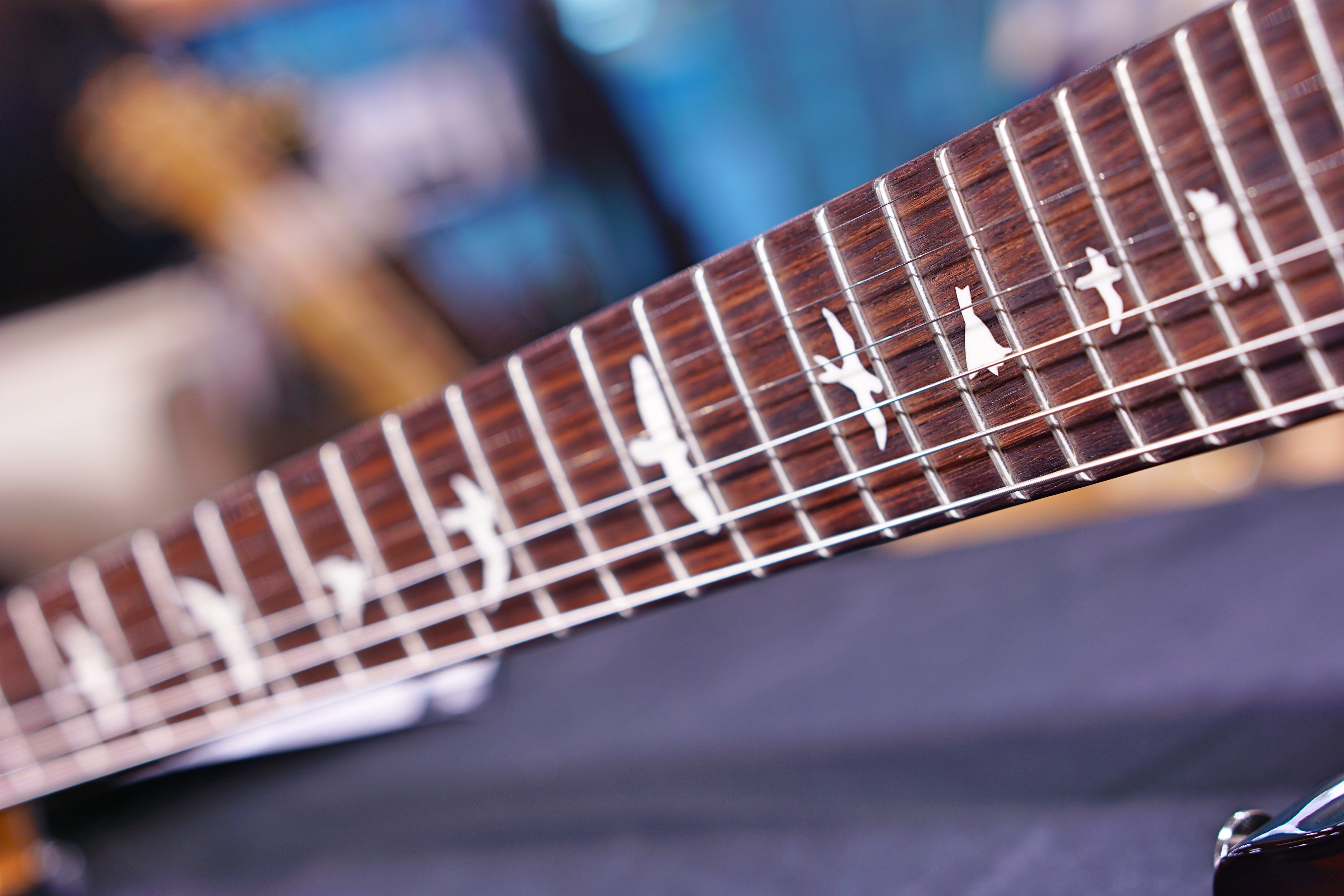 PRS CE24 Amber Smoke Wrap Burst 190278431 - HIENDGUITAR PRS GUITAR