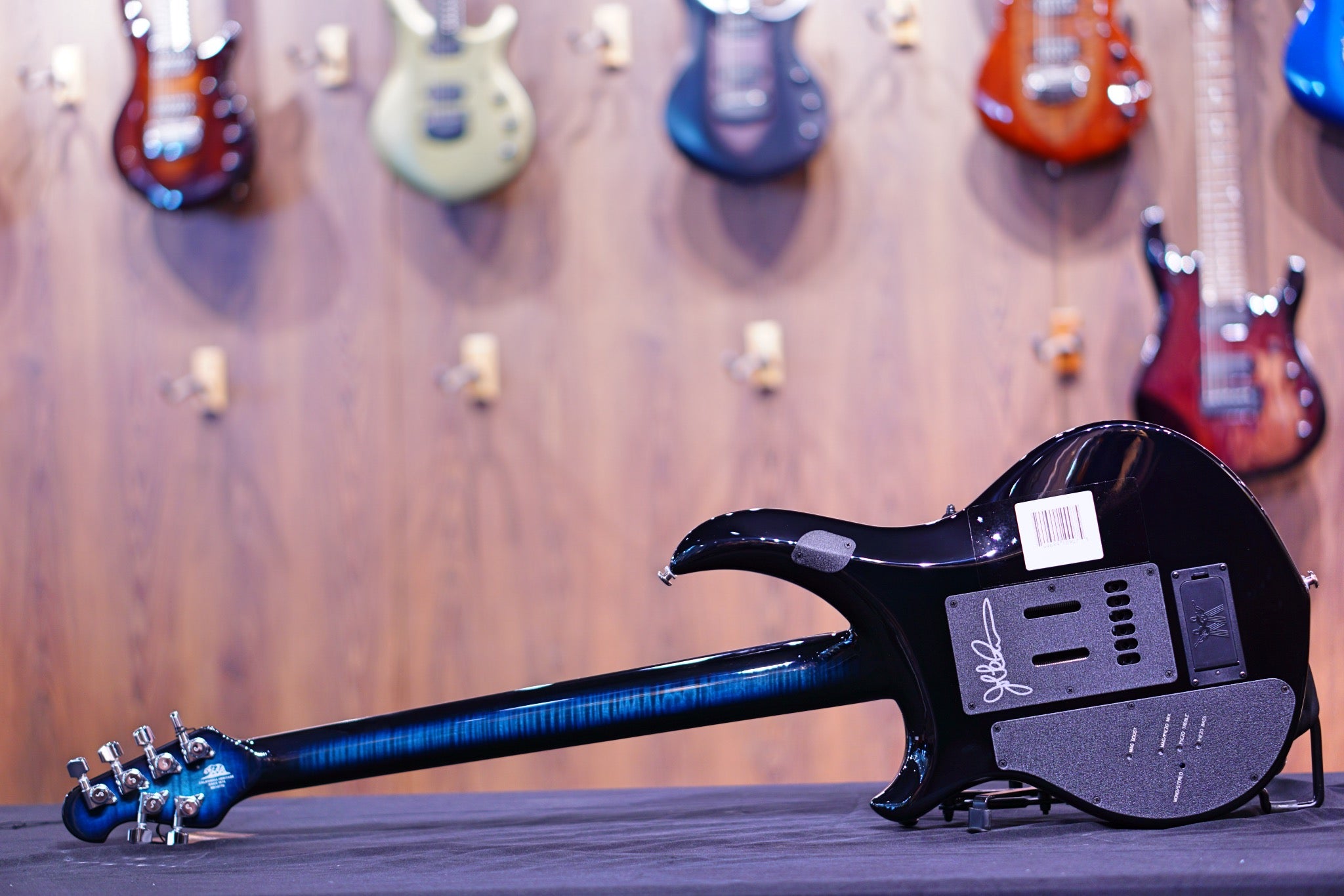 Ernie Ball Music Man John Petrucci Majesty Electric Guitar - Hydrospace with Ebony Fingerboard M014770 - HIENDGUITAR Musicman GUITAR