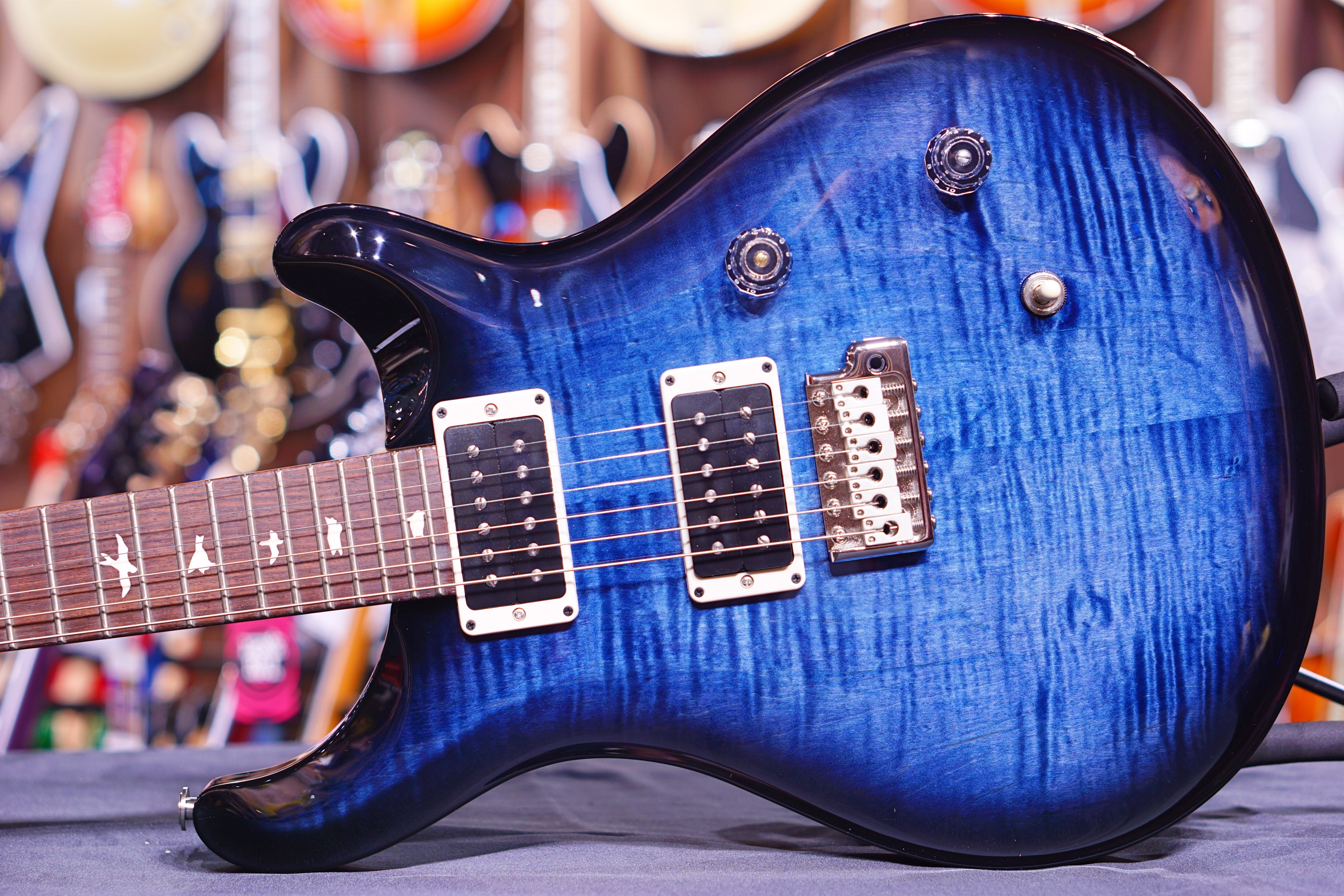 PRS CE24 Whale Blue Smokeburst 190279847 - HIENDGUITAR PRS GUITAR