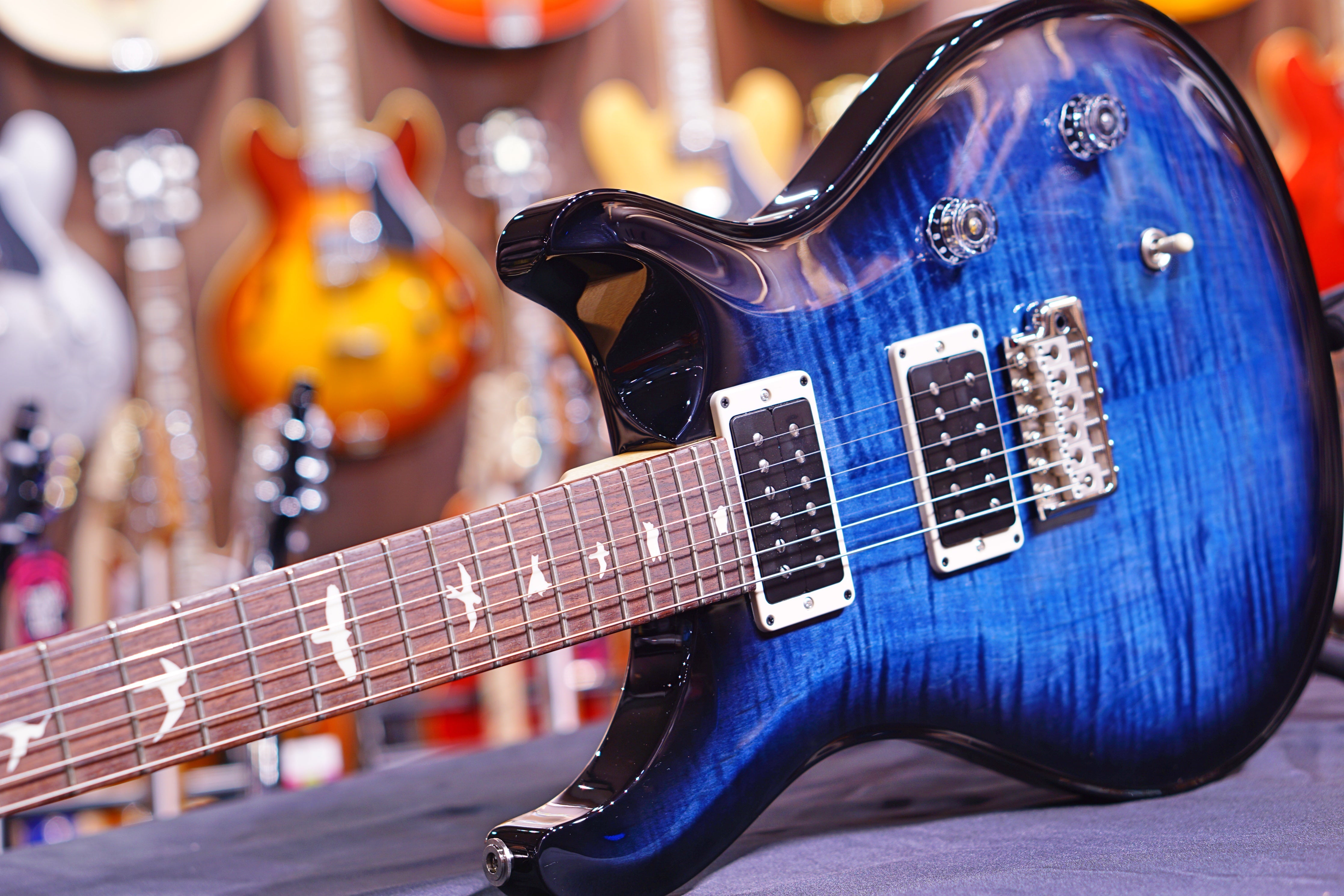 PRS CE24 Whale Blue Smokeburst 190279847 - HIENDGUITAR PRS GUITAR