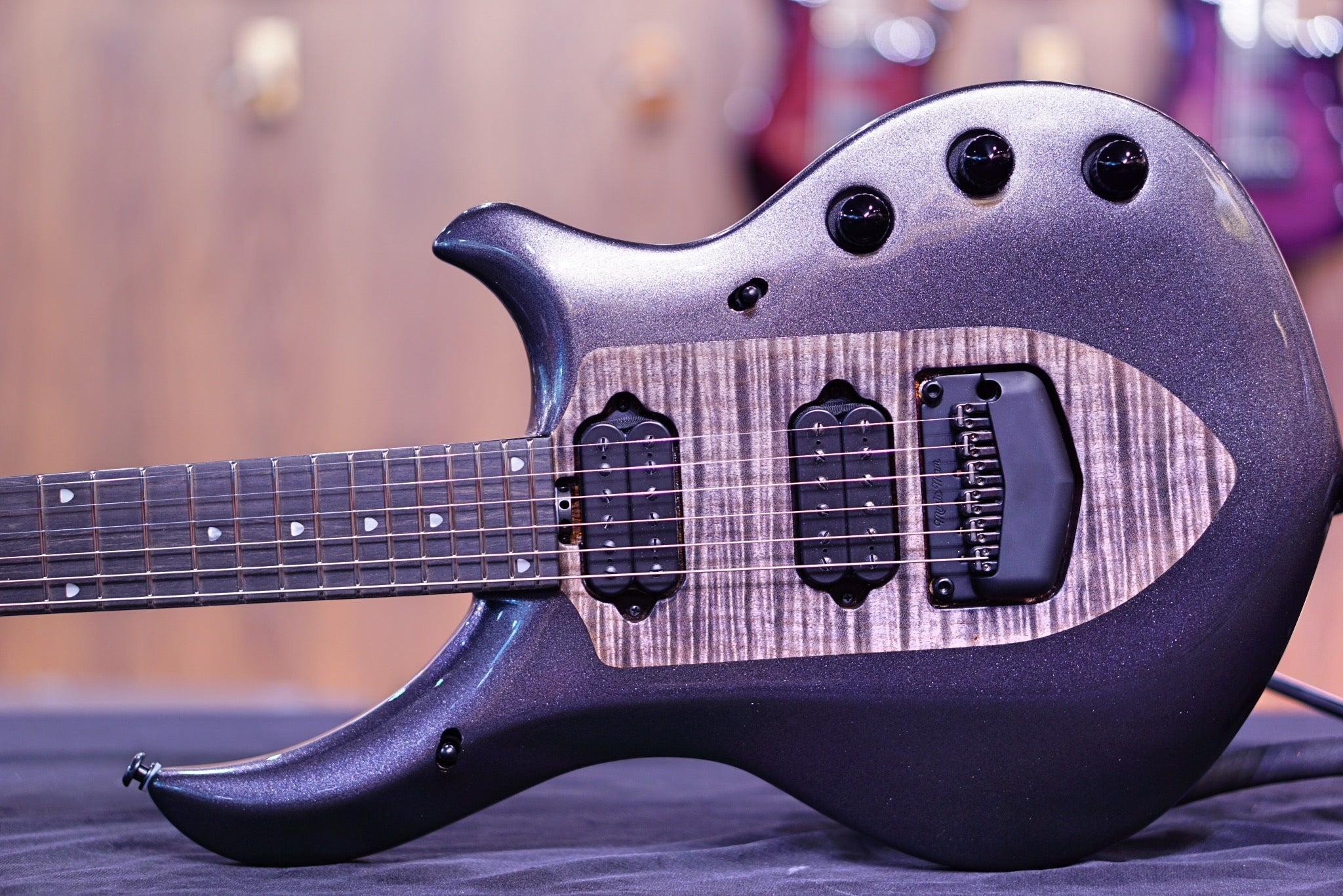 Ernie Ball Music Man Majesty John Petrucci Signature Electric Guitar - Smoked Pear M014778 - HIENDGUITAR Musicman GUITAR