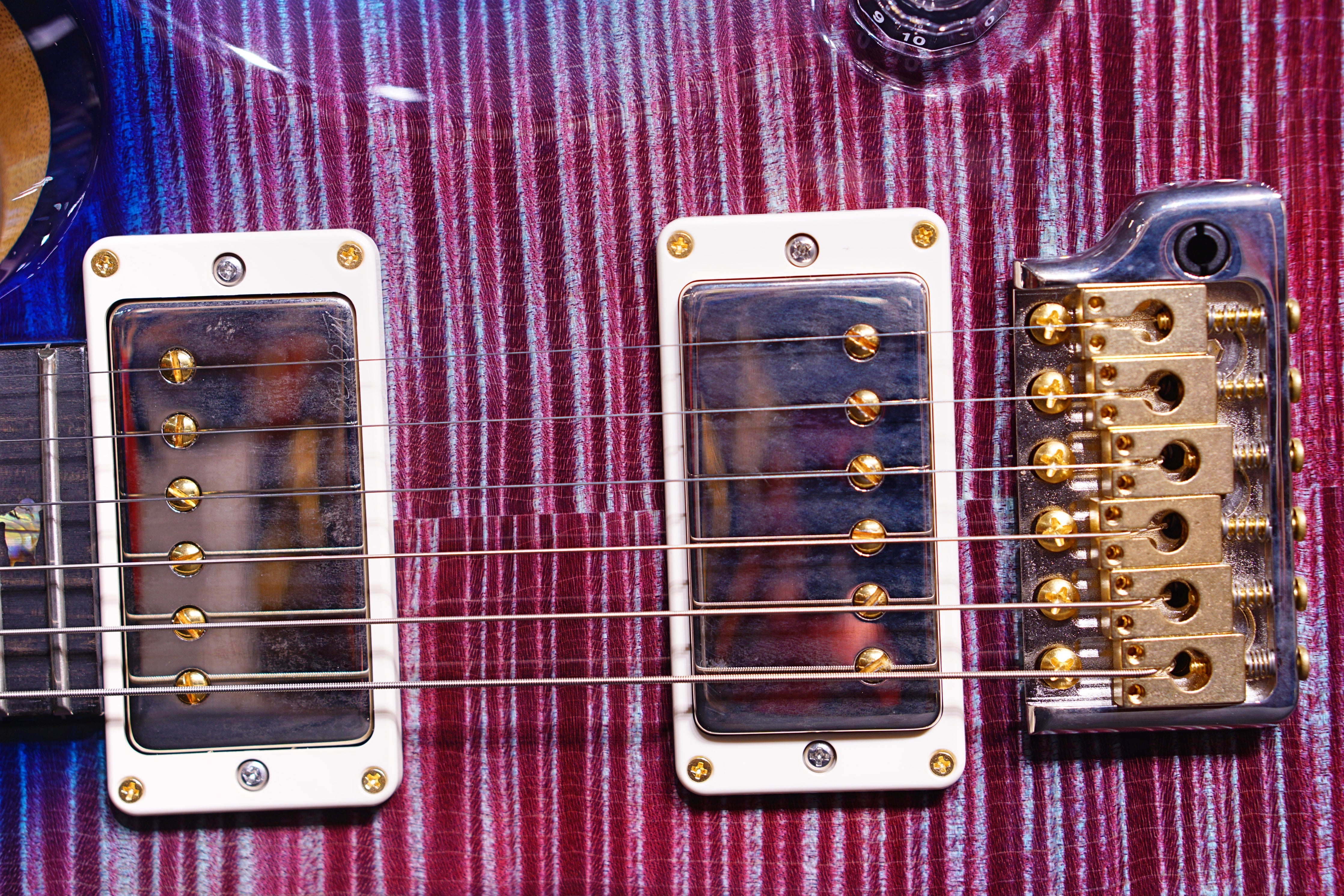 PRS Custom 24 hiend spec violet blue burst 10 top 190277476 *dent - HIENDGUITAR PRS GUITAR