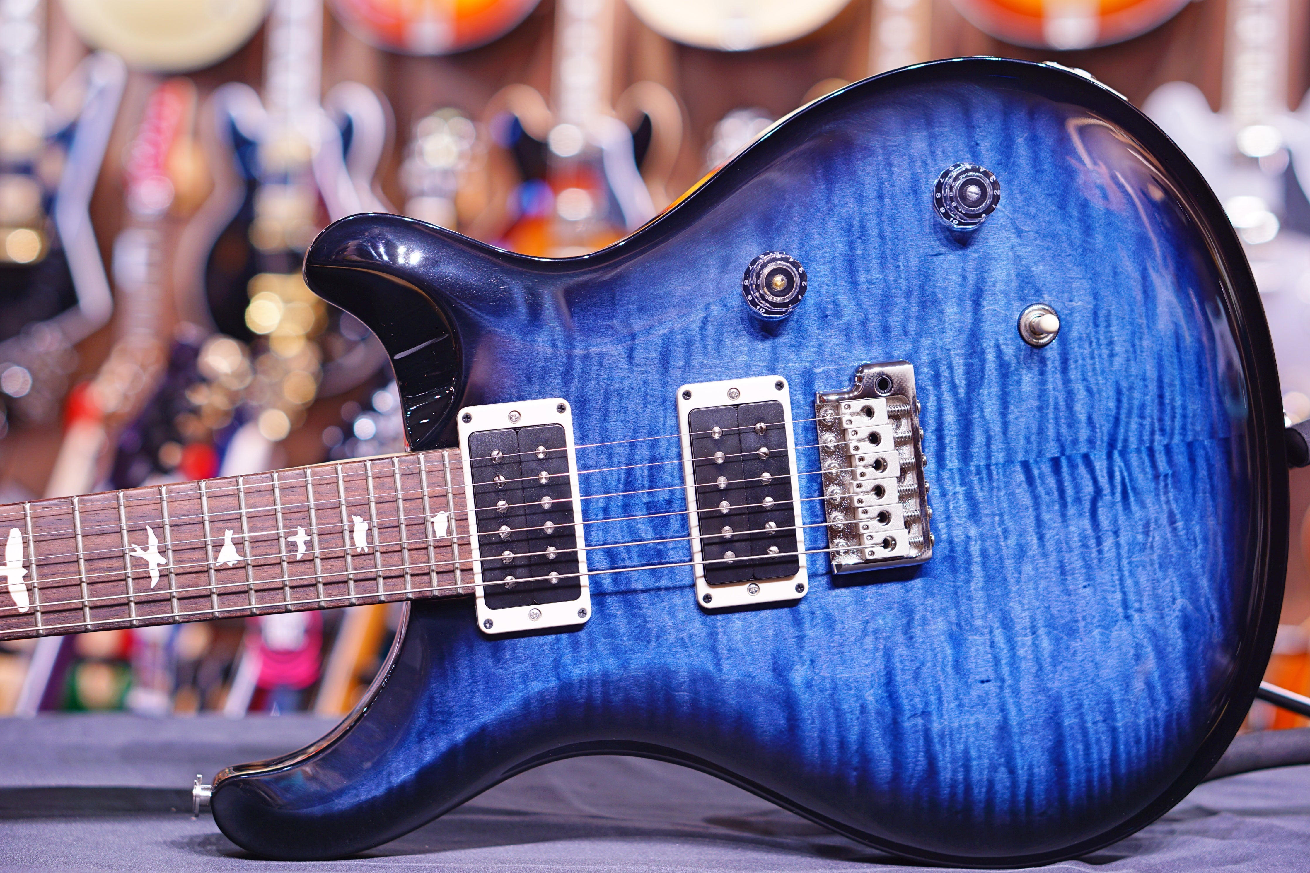 PRS CE24 Whale Blue Smokeburst 190279291 - HIENDGUITAR PRS GUITAR