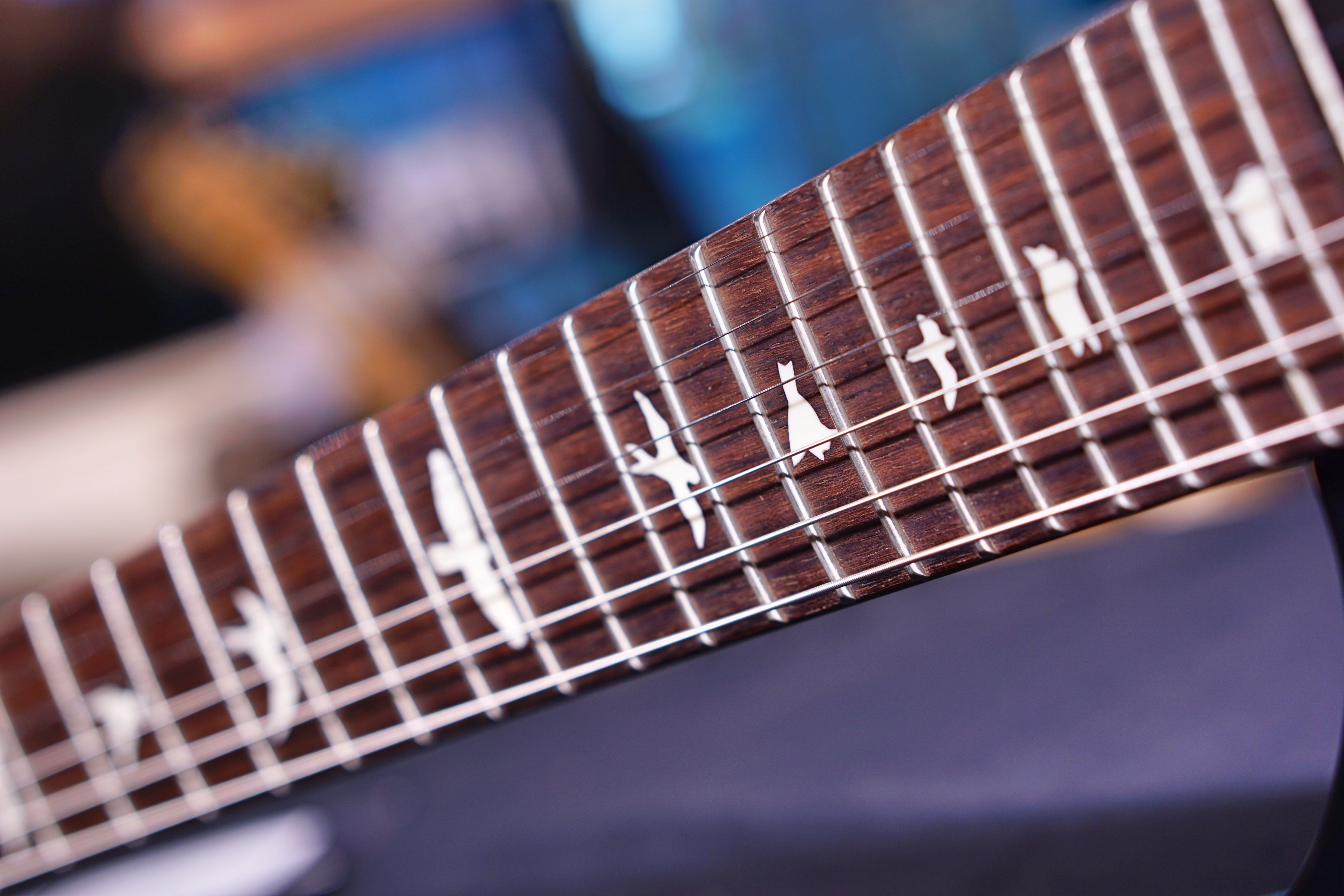 PRS CE24 Whale Blue Smokeburst 190279291 - HIENDGUITAR PRS GUITAR