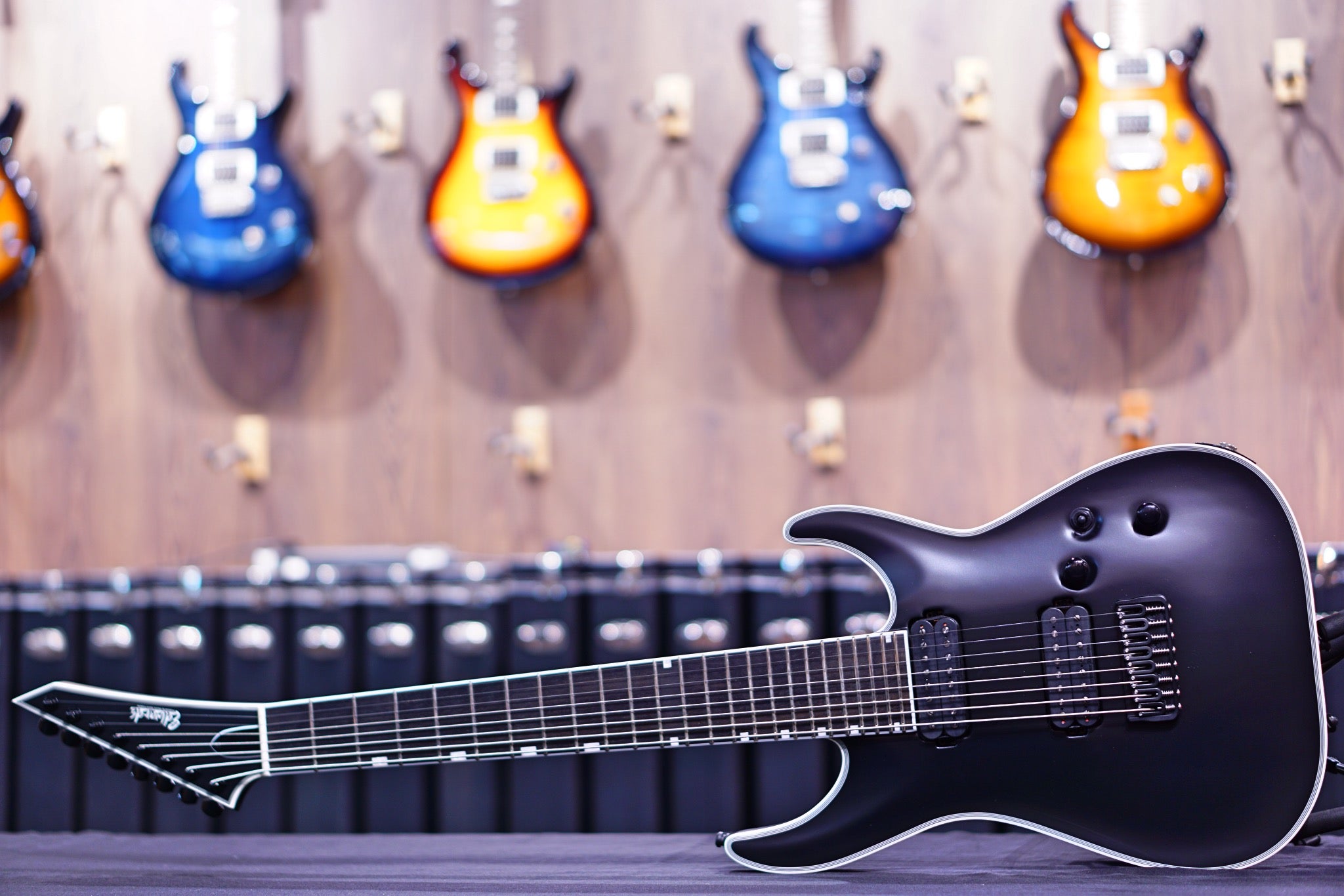 ESP Edwards E-HR8-FR black ED2210633 - HIENDGUITAR EDWARDS GUITAR