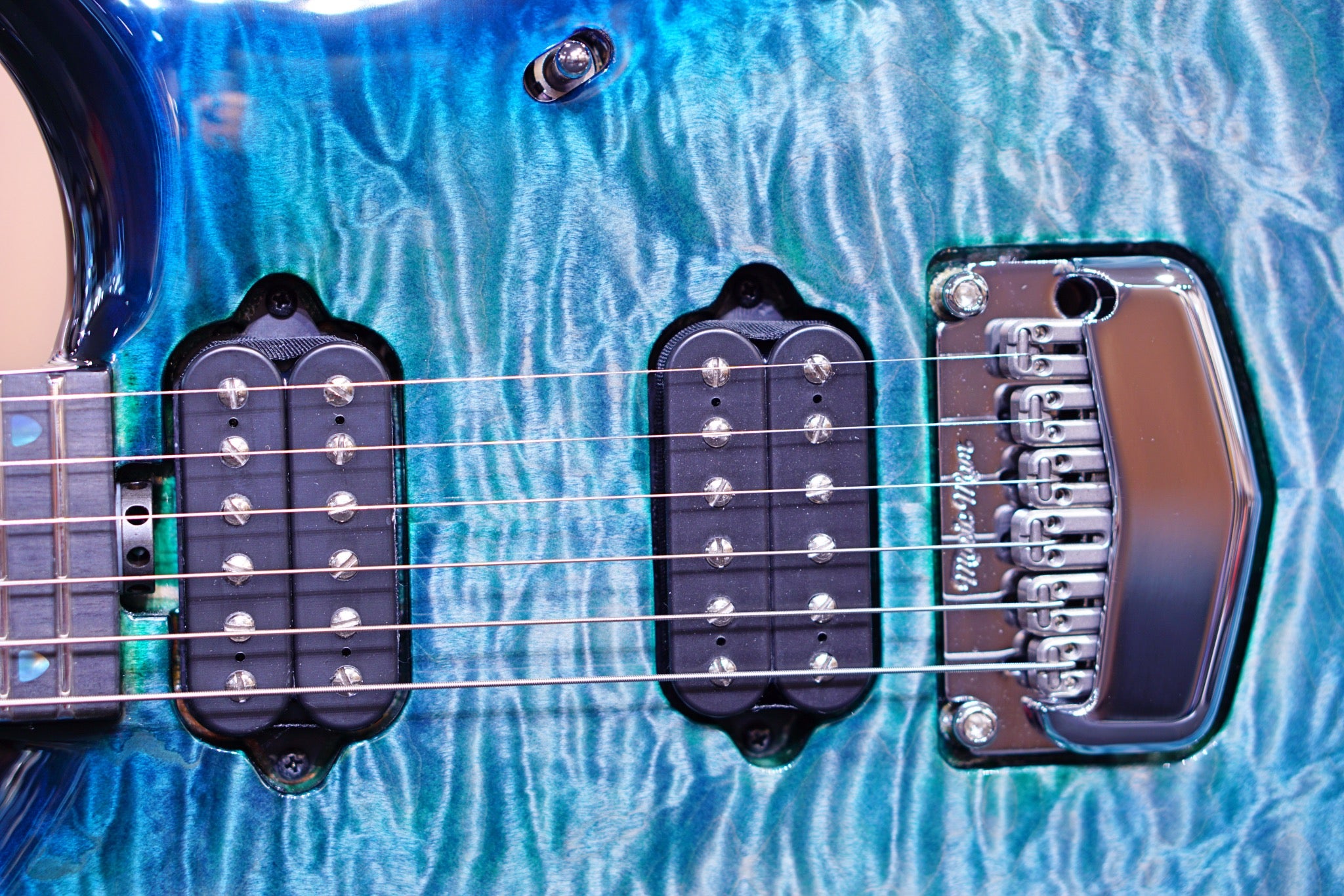 Ernie Ball Music Man John Petrucci Majesty Electric Guitar - Hydrospace with Ebony Fingerboard M014771 - HIENDGUITAR Musicman GUITAR