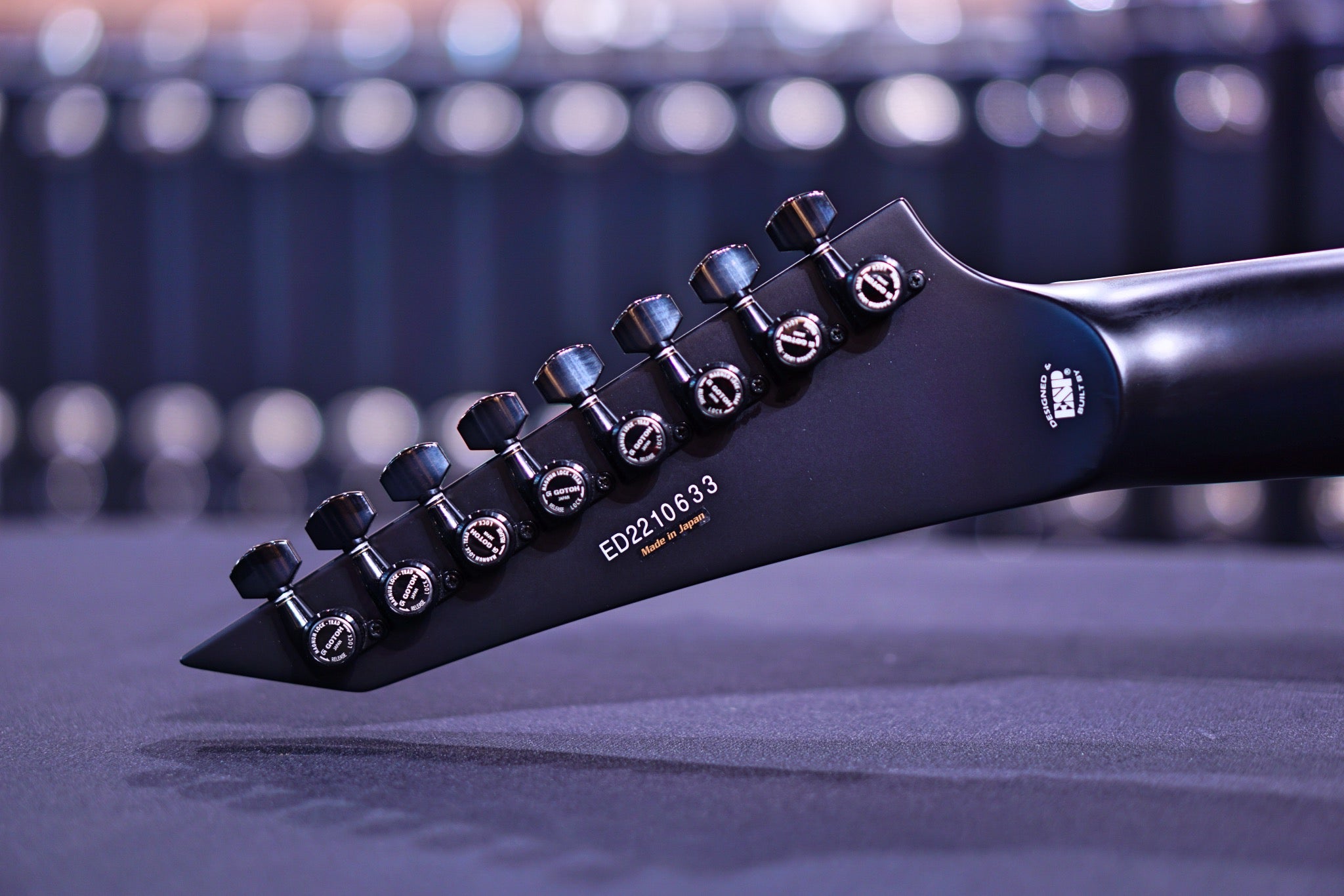 ESP Edwards E-HR8-FR black ED2210633 - HIENDGUITAR EDWARDS GUITAR