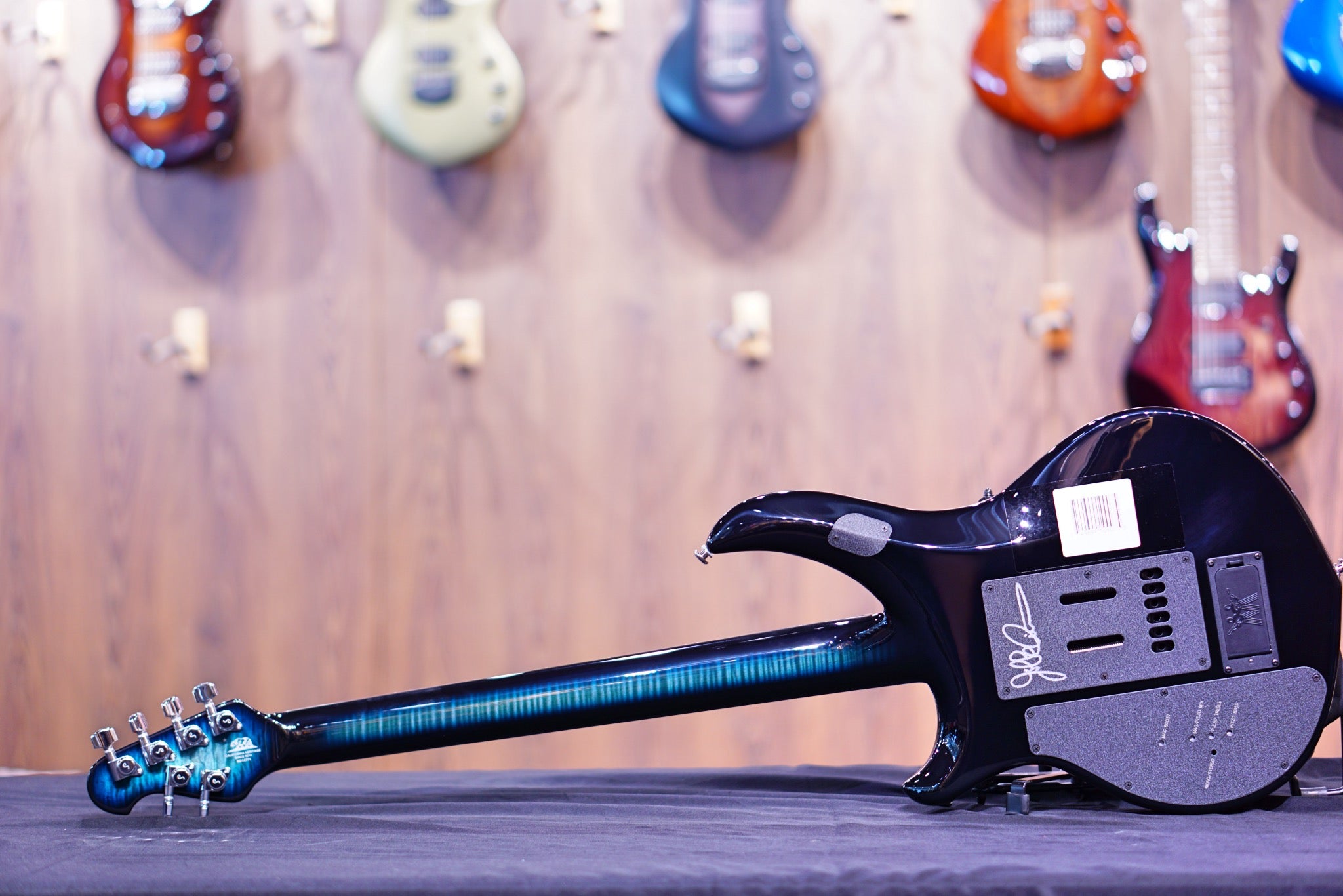 Ernie Ball Music Man John Petrucci Majesty Electric Guitar - Hydrospace with Ebony Fingerboard M014771 - HIENDGUITAR Musicman GUITAR