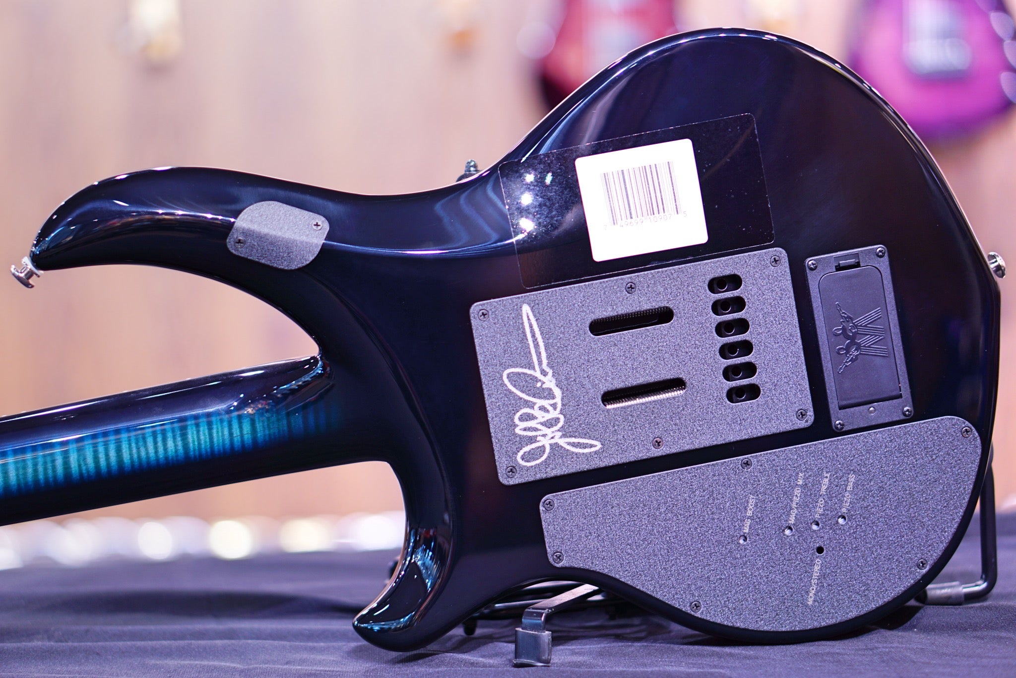 Ernie Ball Music Man John Petrucci Majesty Electric Guitar - Hydrospace with Ebony Fingerboard M014771 - HIENDGUITAR Musicman GUITAR