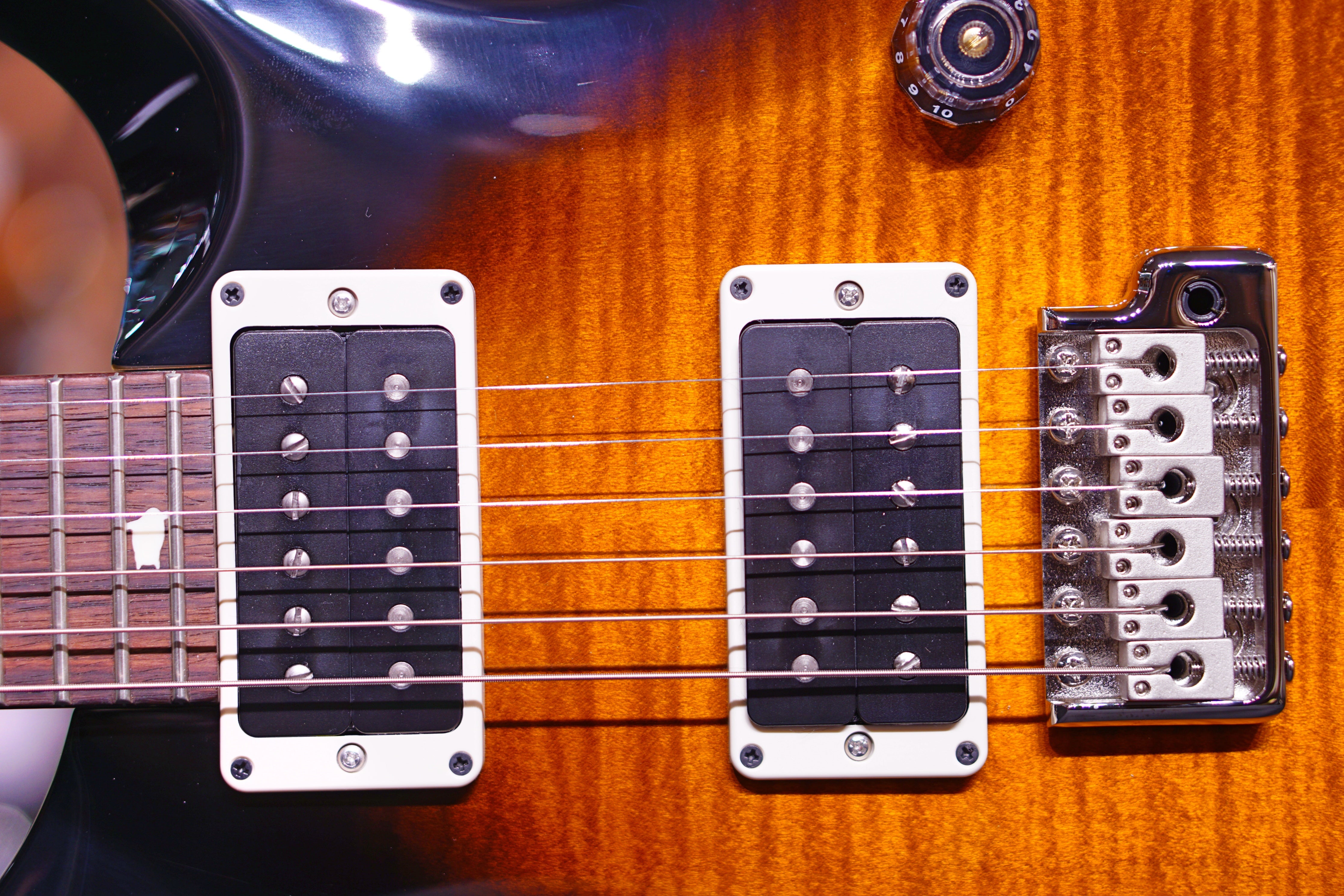 PRS CE24 Amber Smokewrap Burst 190279115 - HIENDGUITAR PRS GUITAR