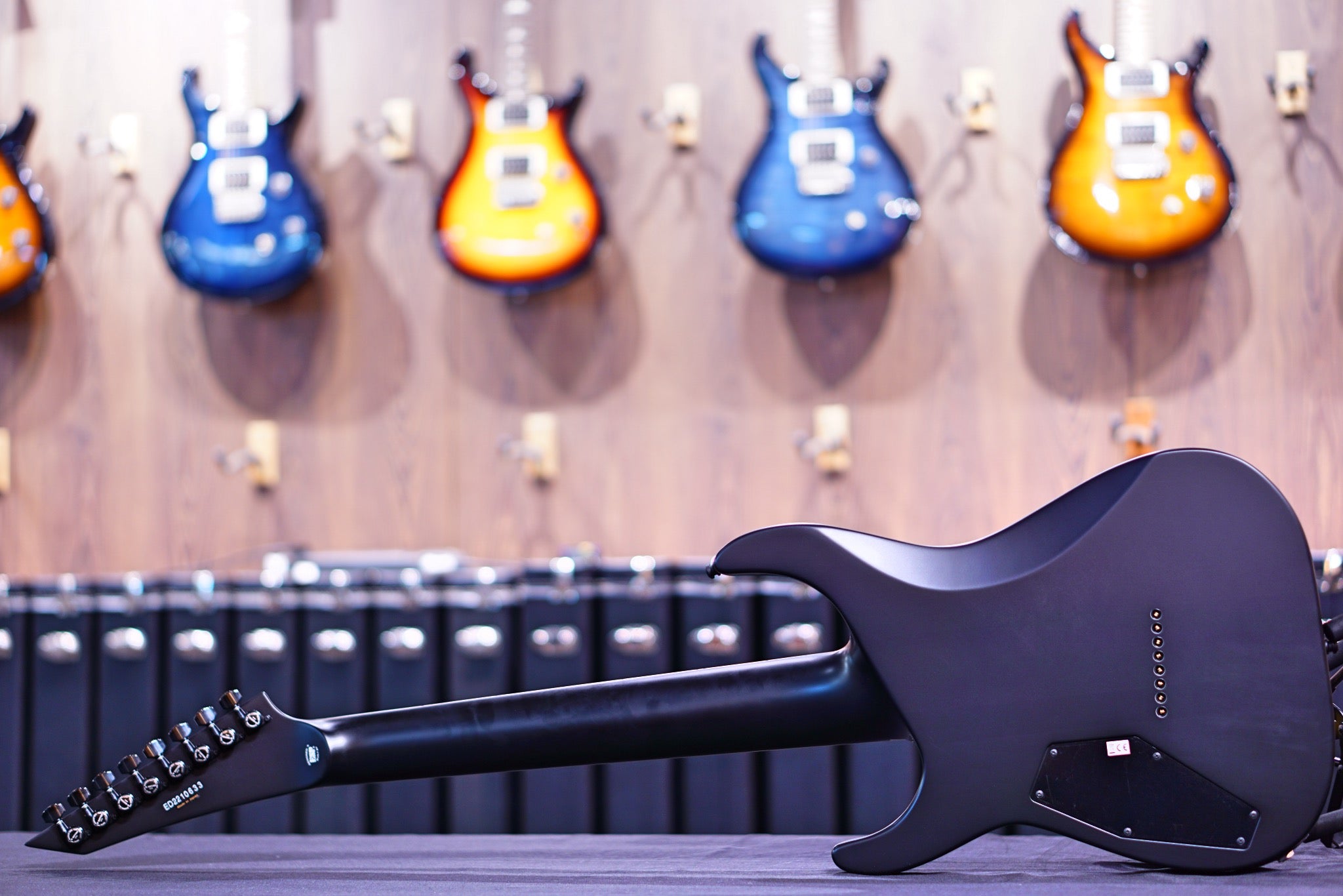 ESP Edwards E-HR8-FR black ED2210633 - HIENDGUITAR EDWARDS GUITAR