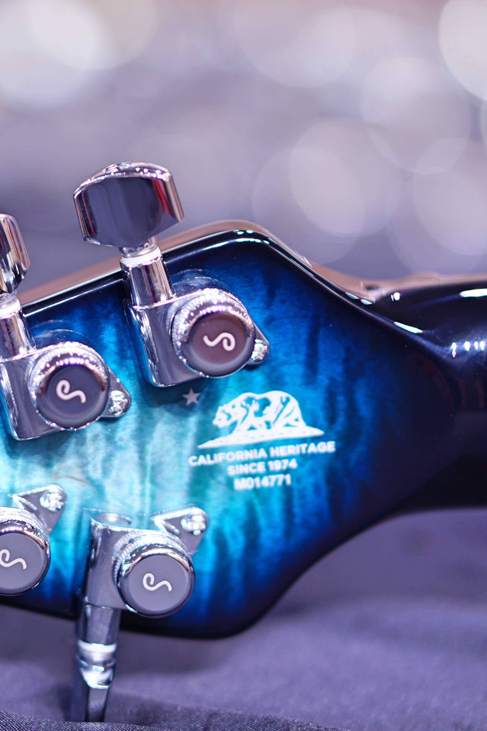 Ernie Ball Music Man John Petrucci Majesty Electric Guitar - Hydrospace with Ebony Fingerboard M014771 - HIENDGUITAR Musicman GUITAR