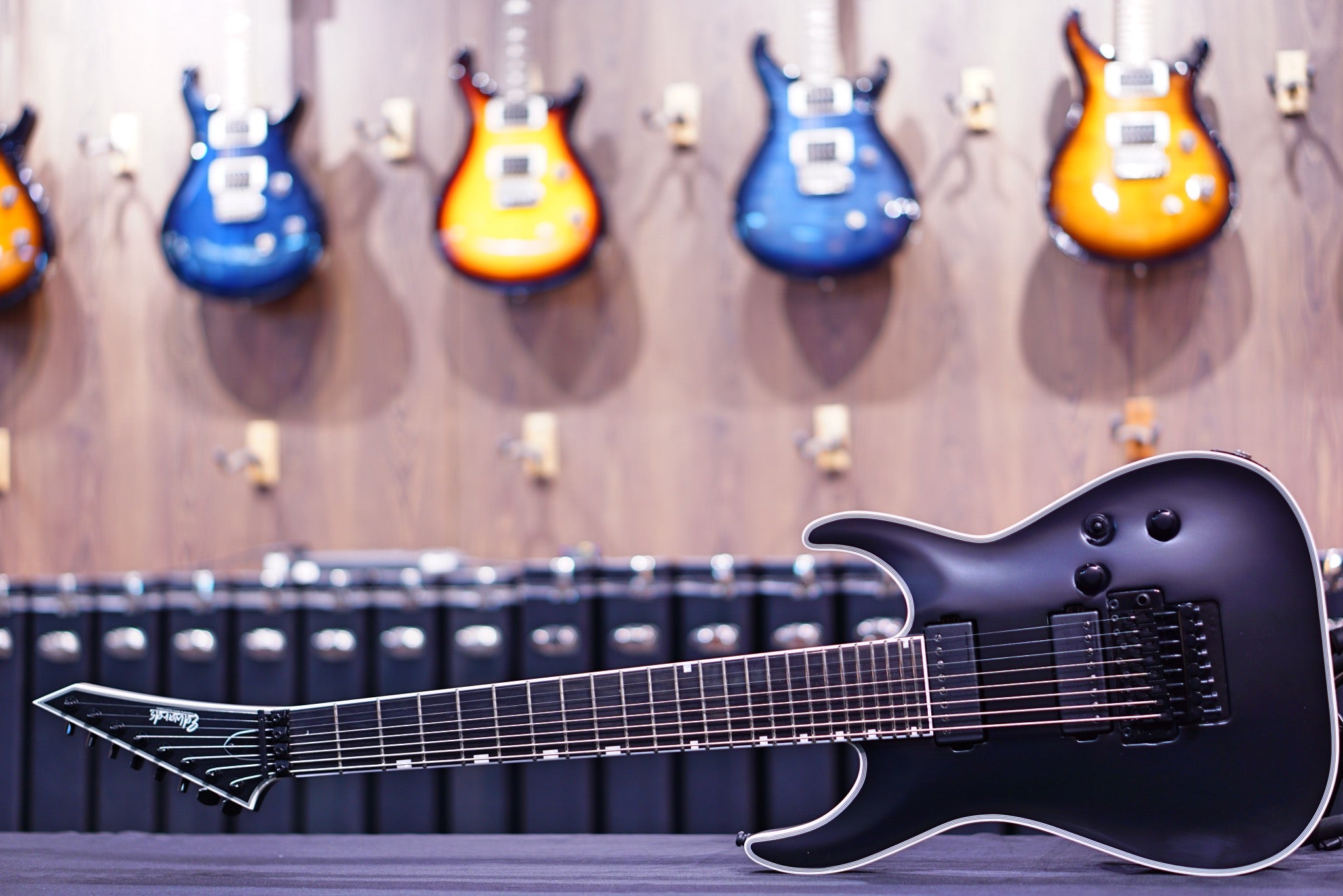 ESP Edwards E-HR8-FR black ED2210639 - HIENDGUITAR EDWARDS GUITAR