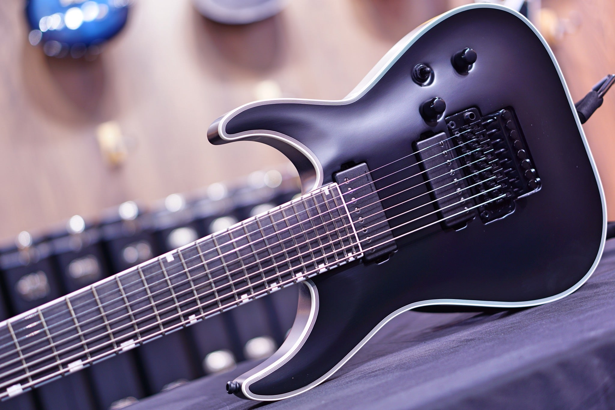 ESP Edwards E-HR8-FR black ED2210639 - HIENDGUITAR EDWARDS GUITAR