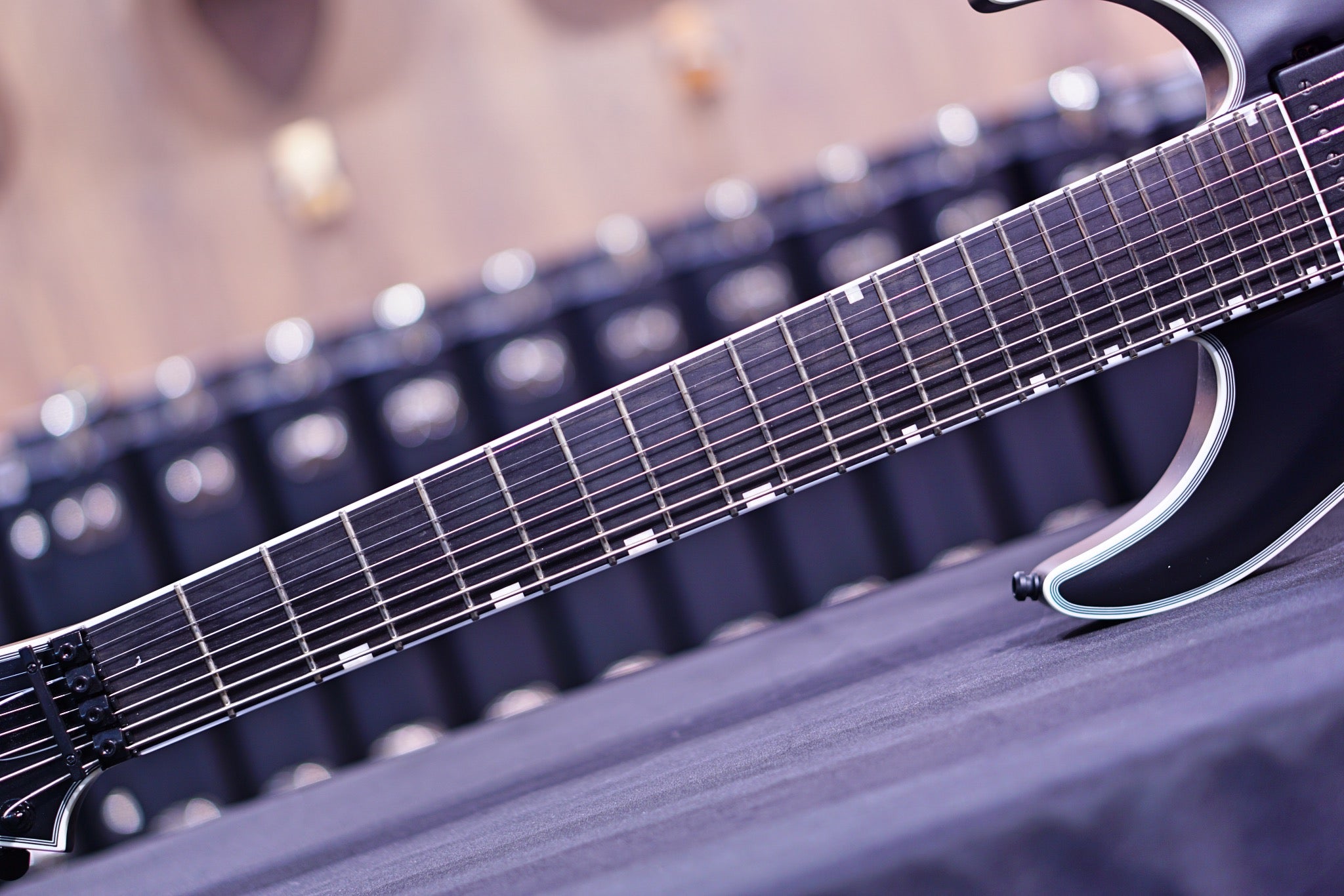 ESP Edwards E-HR8-FR black ED2210639 - HIENDGUITAR EDWARDS GUITAR