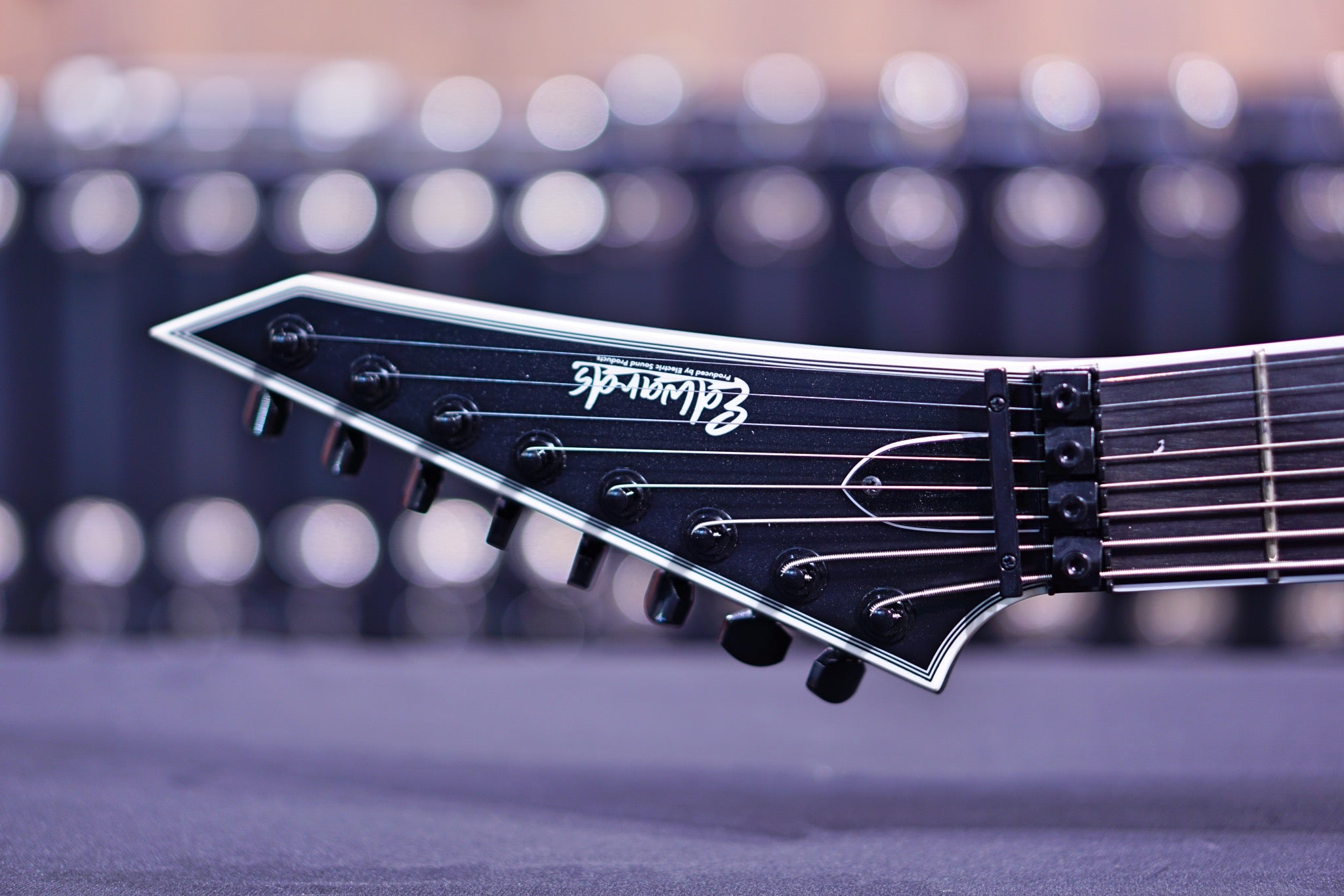 ESP Edwards E-HR8-FR black ED2210639 - HIENDGUITAR EDWARDS GUITAR