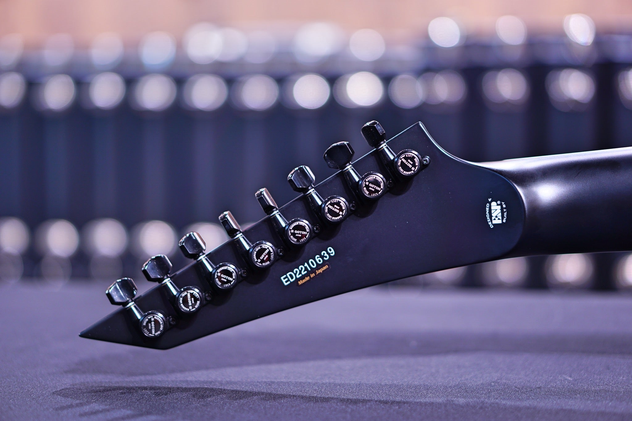 ESP Edwards E-HR8-FR black ED2210639 - HIENDGUITAR EDWARDS GUITAR