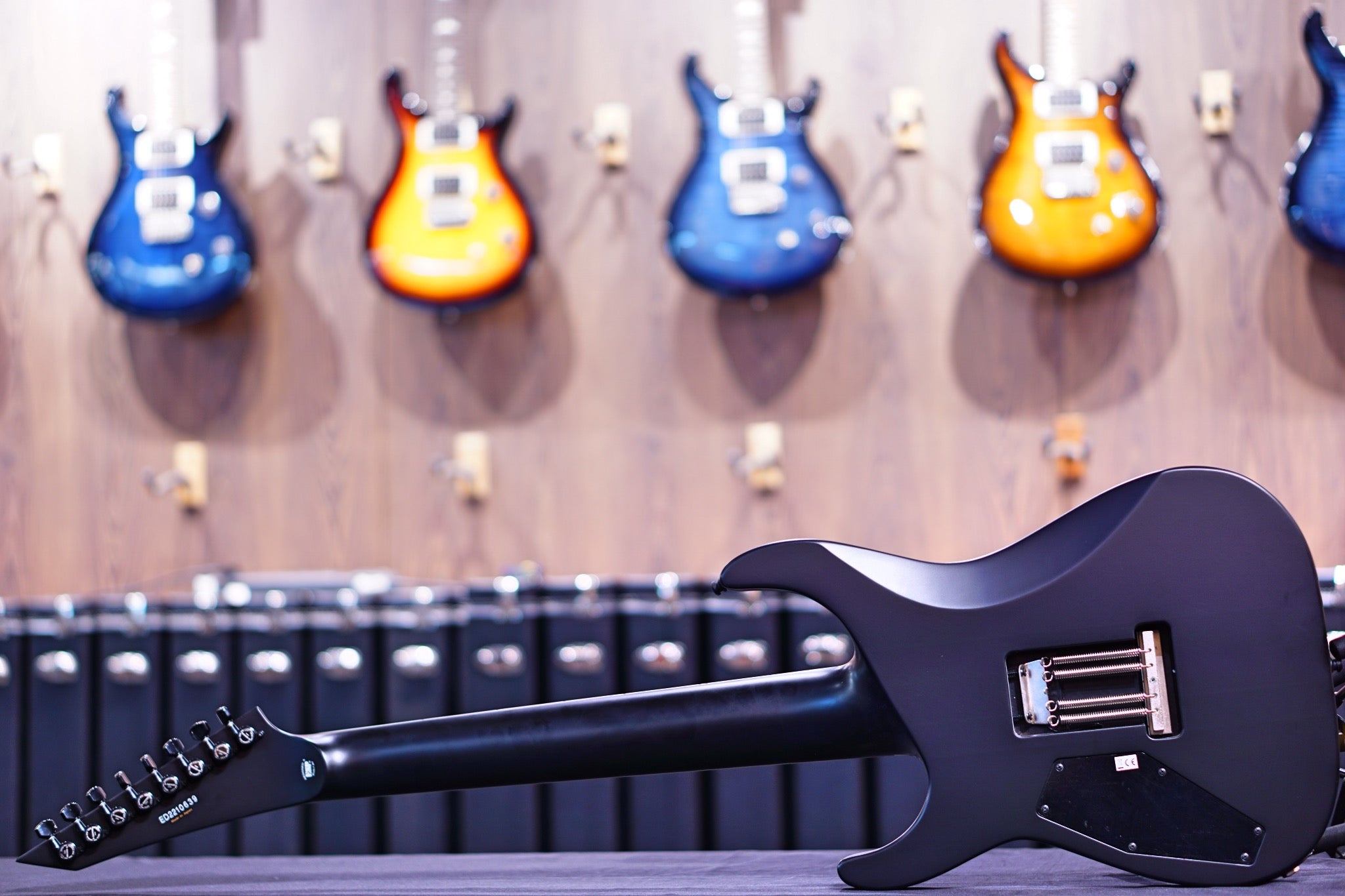 ESP Edwards E-HR8-FR black ED2210639 - HIENDGUITAR EDWARDS GUITAR