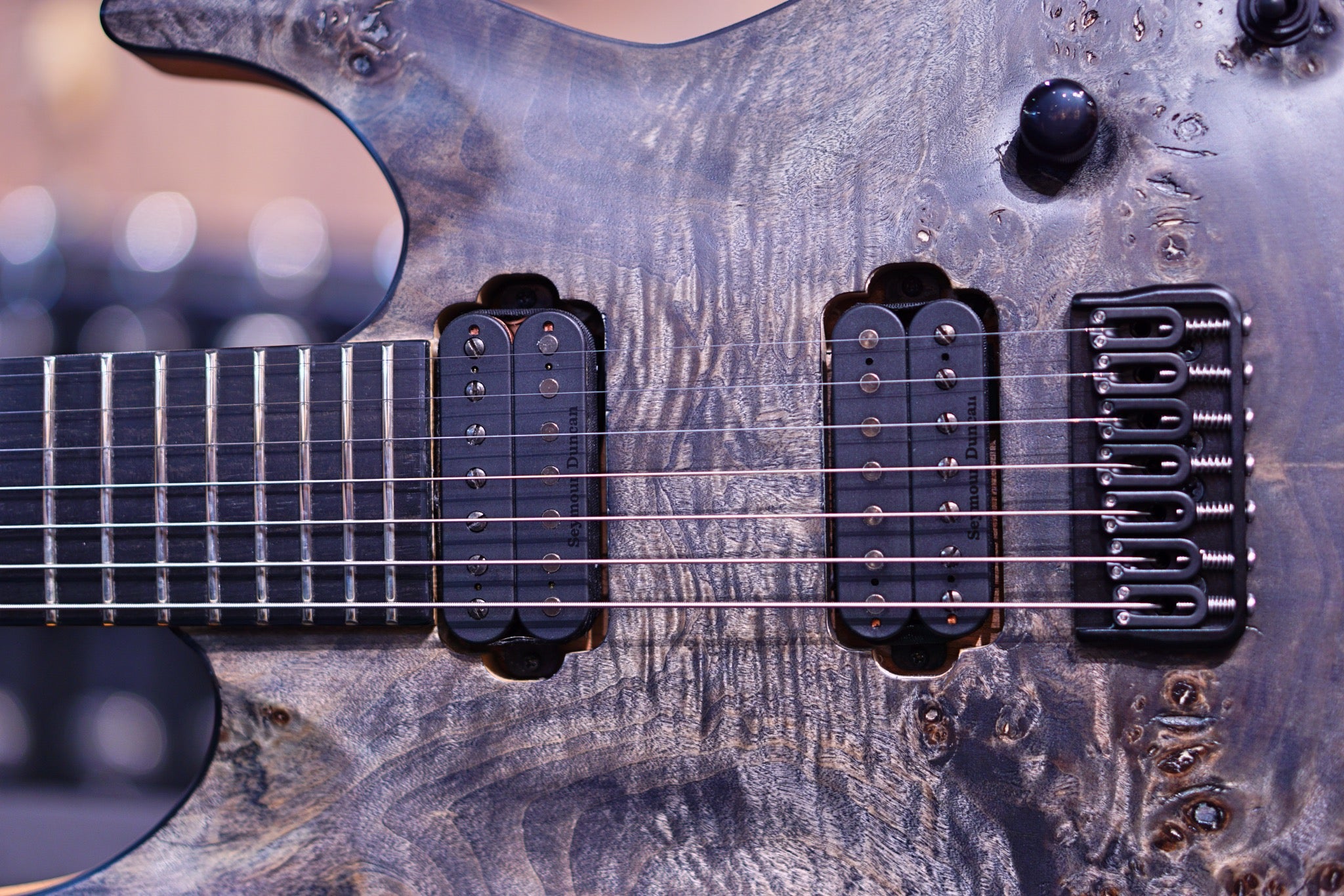 ESP Edwards E-HR7-FX/BM ash black ED6780224 - HIENDGUITAR EDWARDS GUITAR