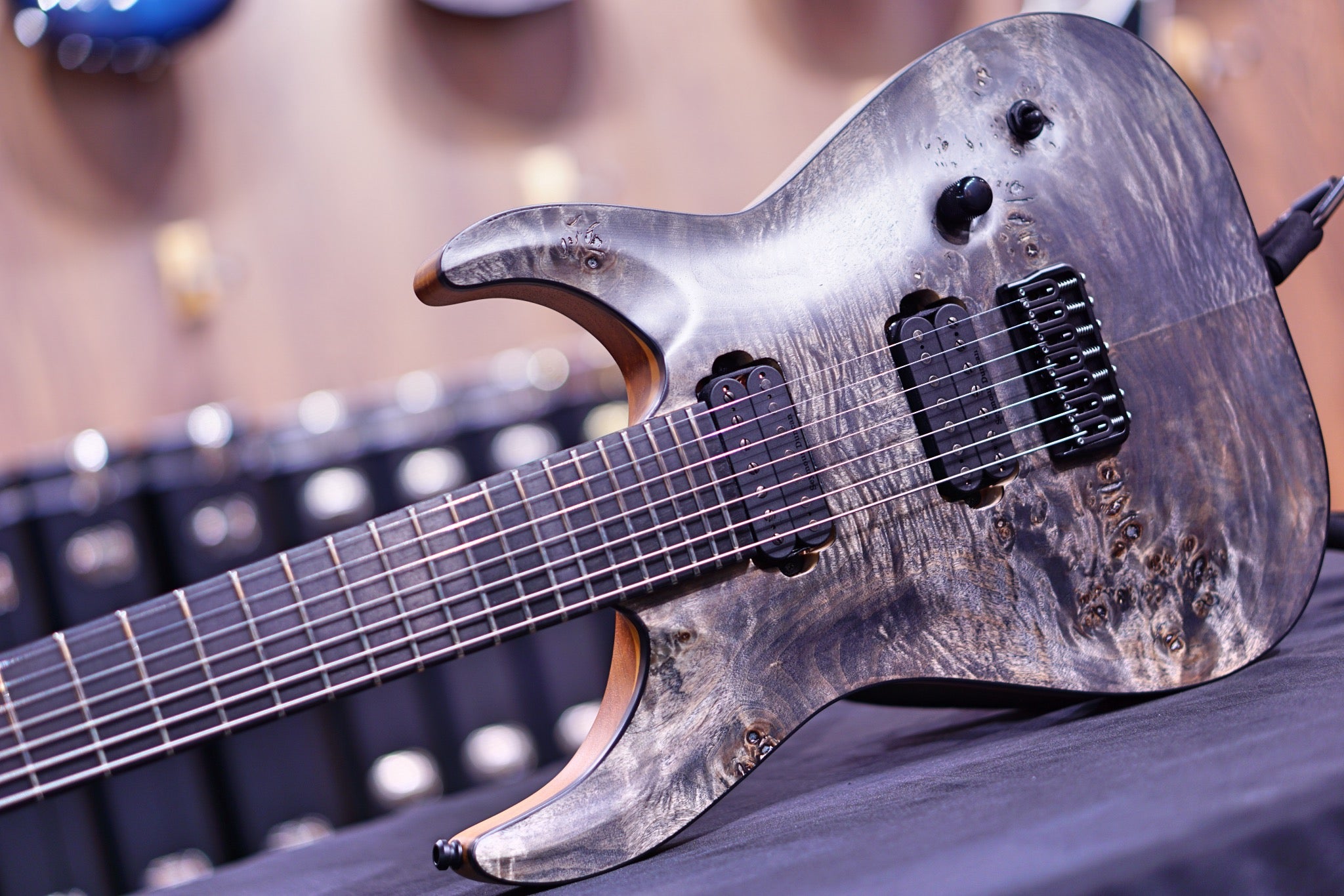 ESP Edwards E-HR7-FX/BM ash black ED6780224 - HIENDGUITAR EDWARDS GUITAR