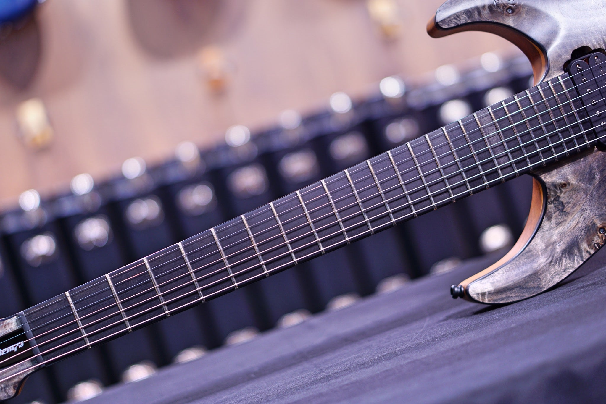 ESP Edwards E-HR7-FX/BM ash black ED6780224 - HIENDGUITAR EDWARDS GUITAR