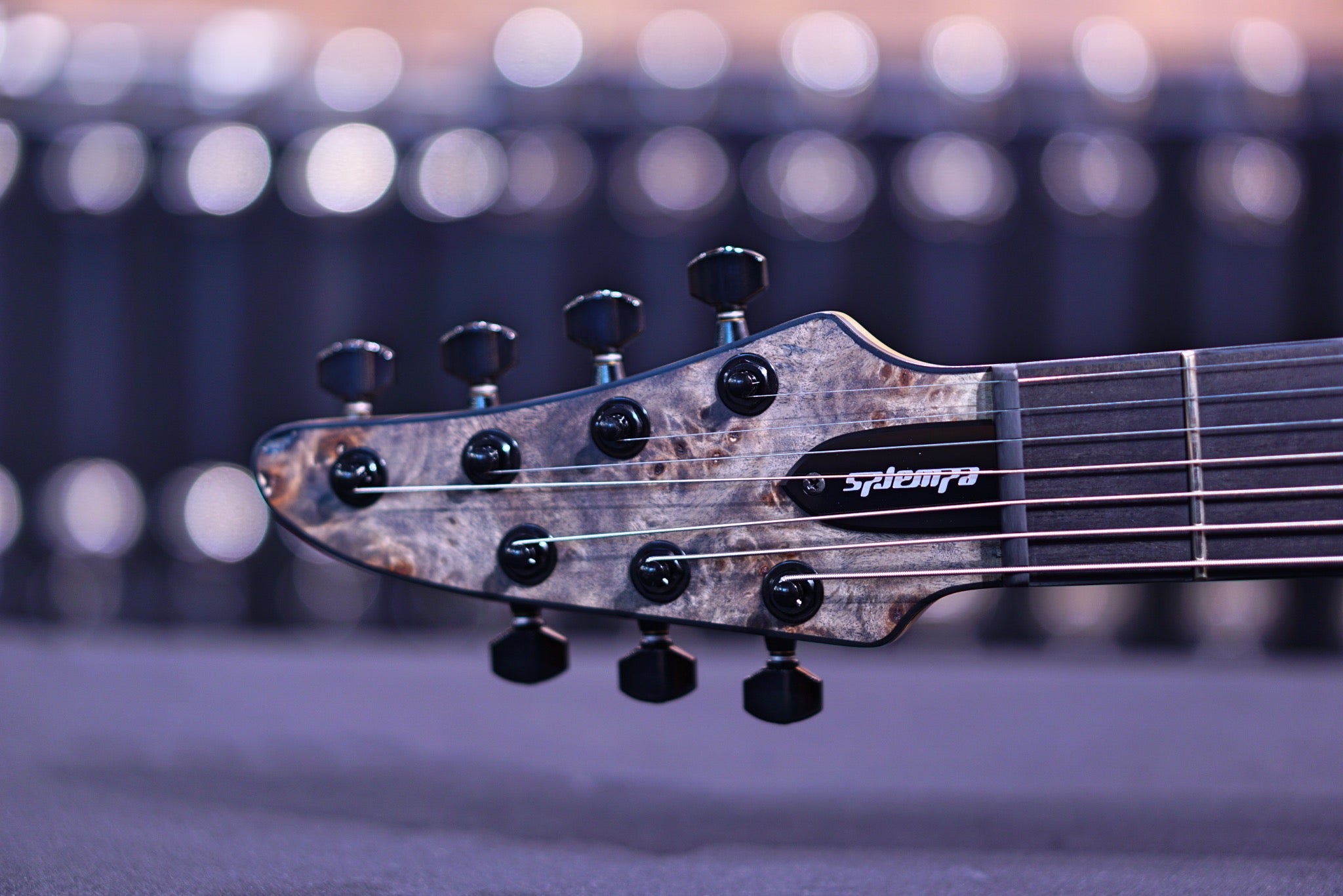 ESP Edwards E-HR7-FX/BM ash black ED6780224 - HIENDGUITAR EDWARDS GUITAR