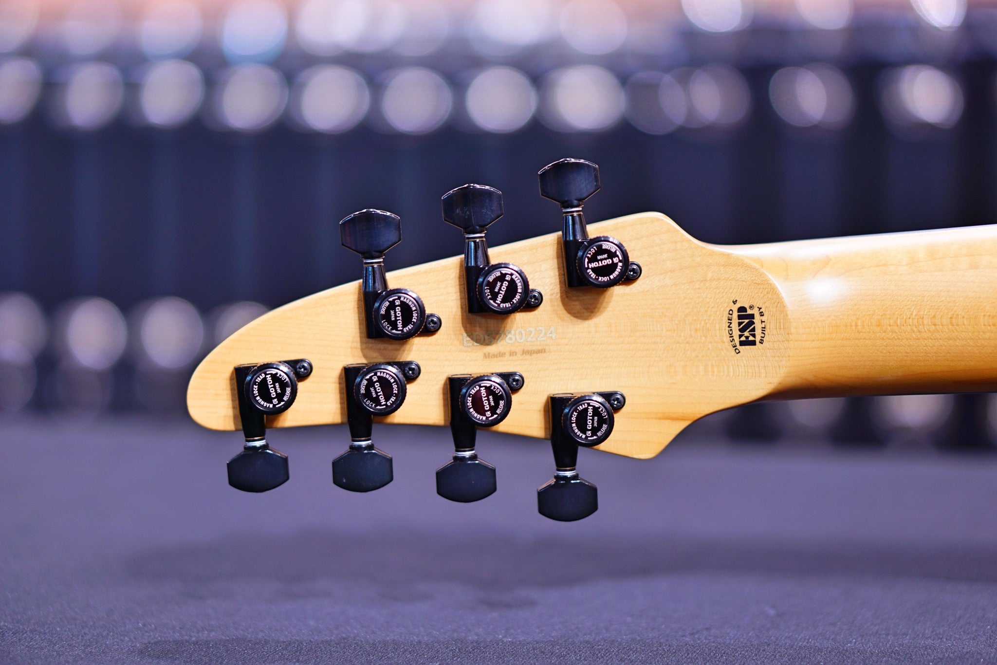 ESP Edwards E-HR7-FX/BM ash black ED6780224 - HIENDGUITAR EDWARDS GUITAR