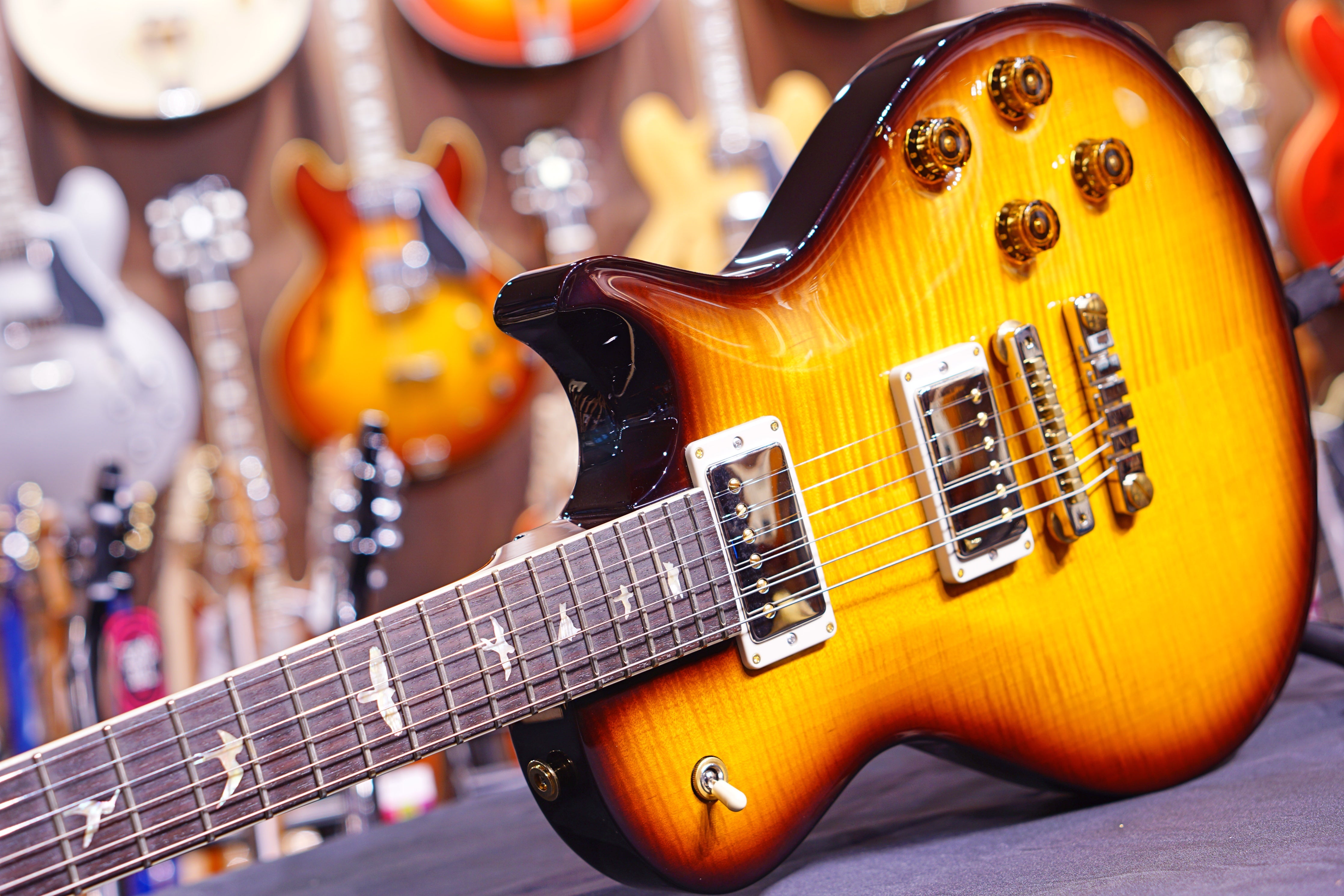 PRS McCarty 594 Singlecut 10-Top Tobacco Wrap Burst 190271991 - HIENDGUITAR PRS GUITAR