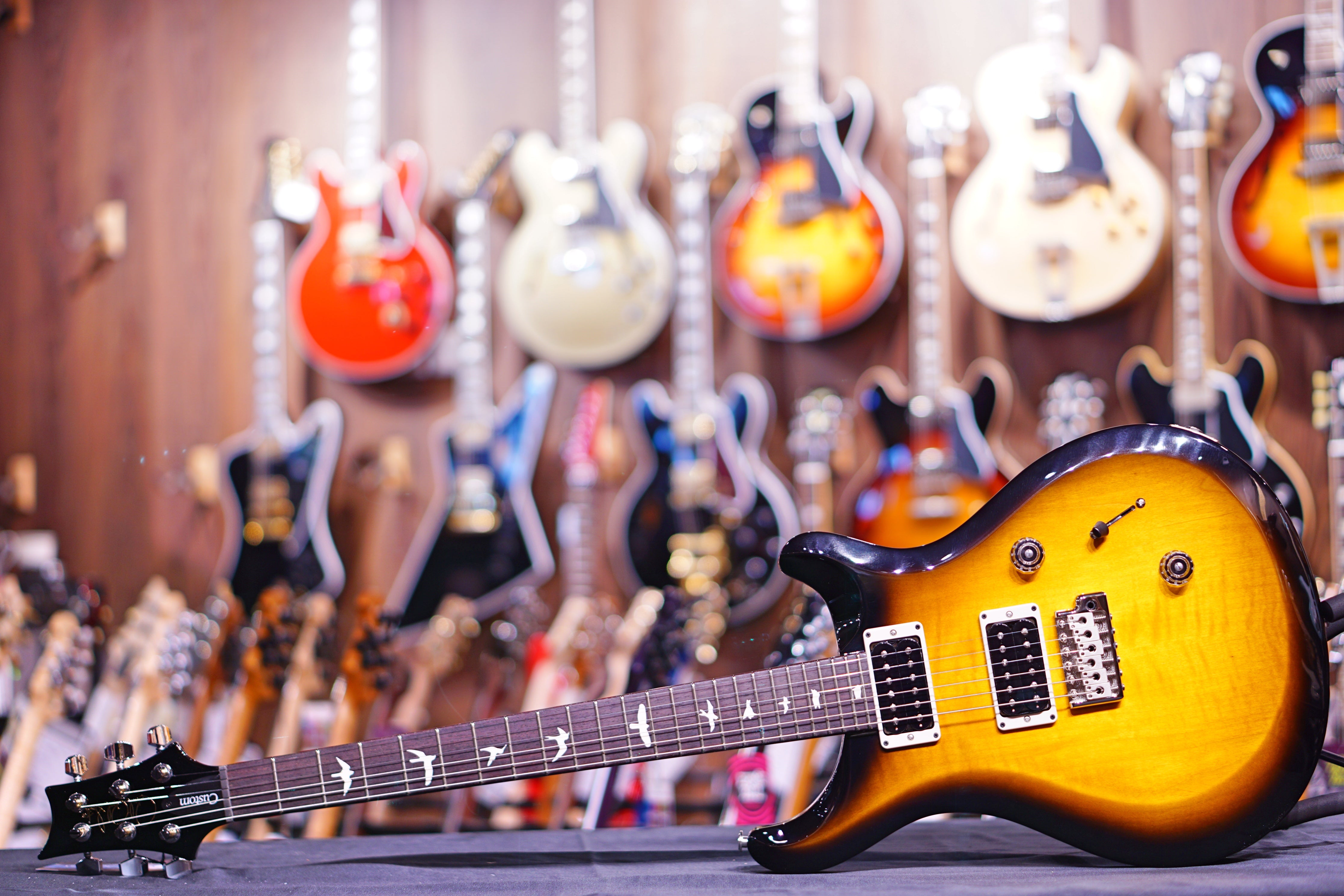 PRS S2 Custom 24 Amber Smokeburst 19 S2038251 - HIENDGUITAR PRS GUITAR