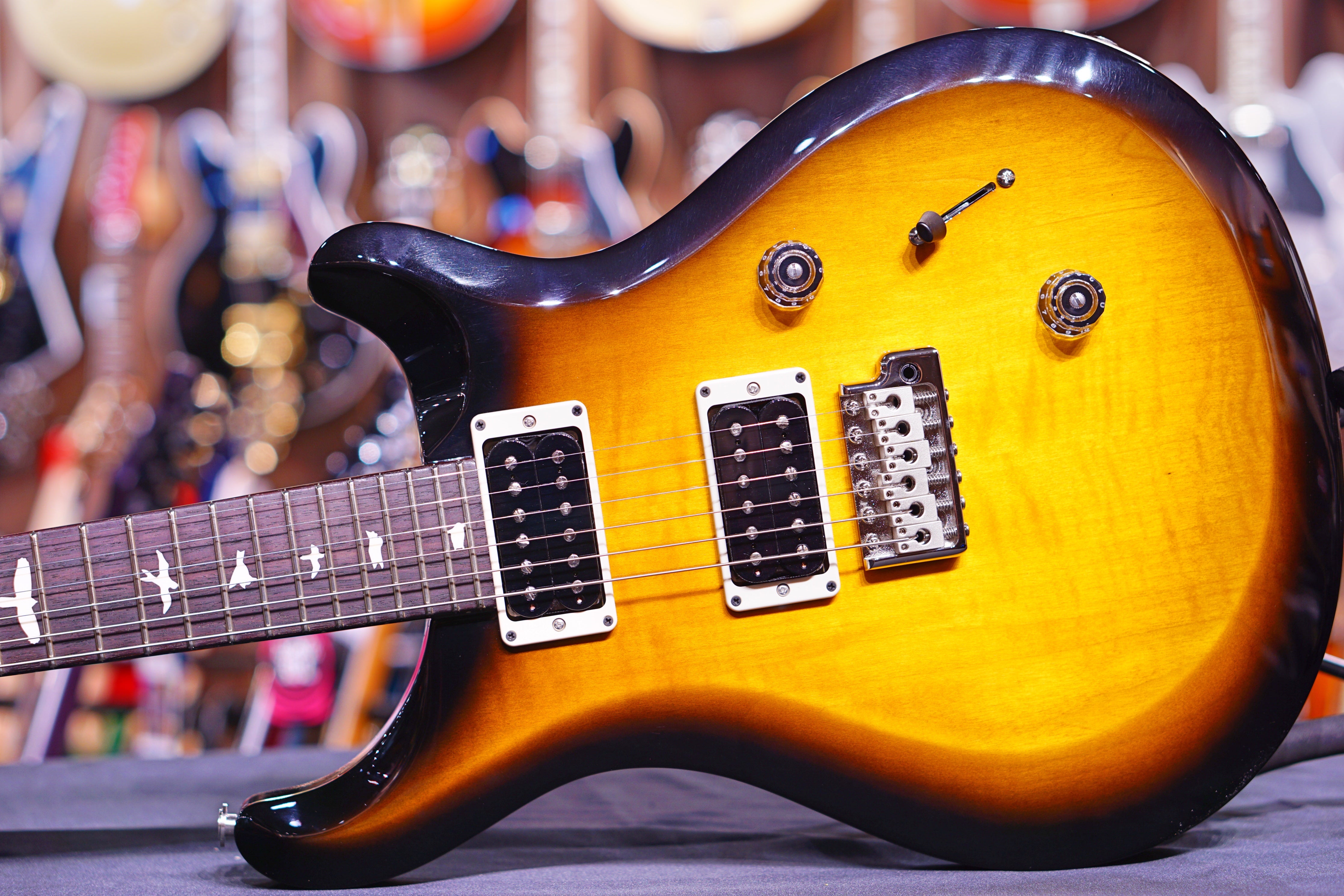 PRS S2 Custom 24 Amber Smokeburst 19 S2038251 - HIENDGUITAR PRS GUITAR