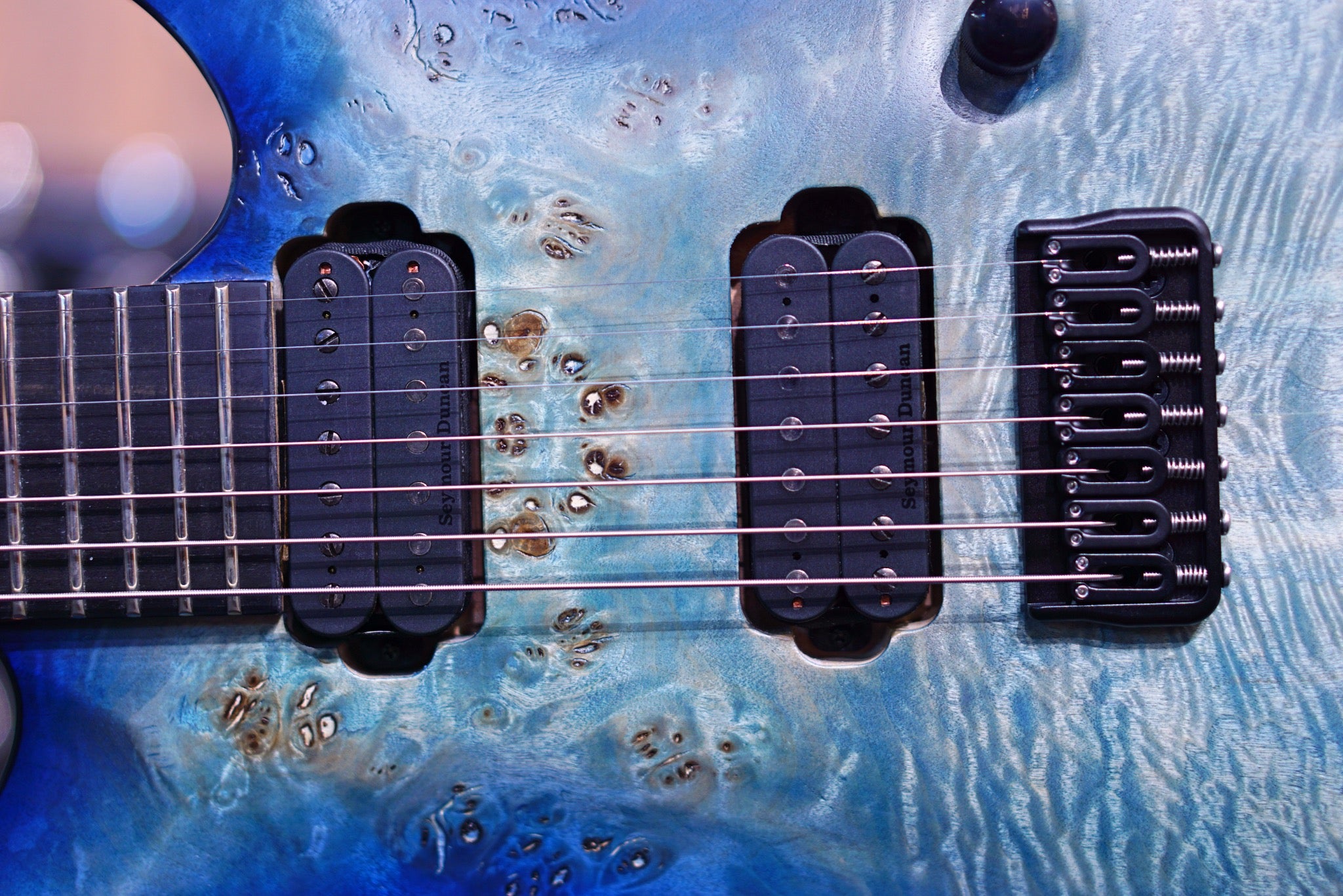 ESP Edwards E-HR7-FX/BM Aqua burst ED7170224 - HIENDGUITAR EDWARDS GUITAR