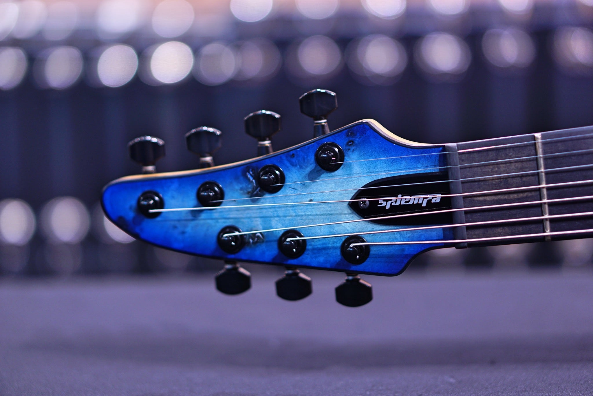 ESP Edwards E-HR7-FX/BM Aqua burst ED7170224 - HIENDGUITAR EDWARDS GUITAR