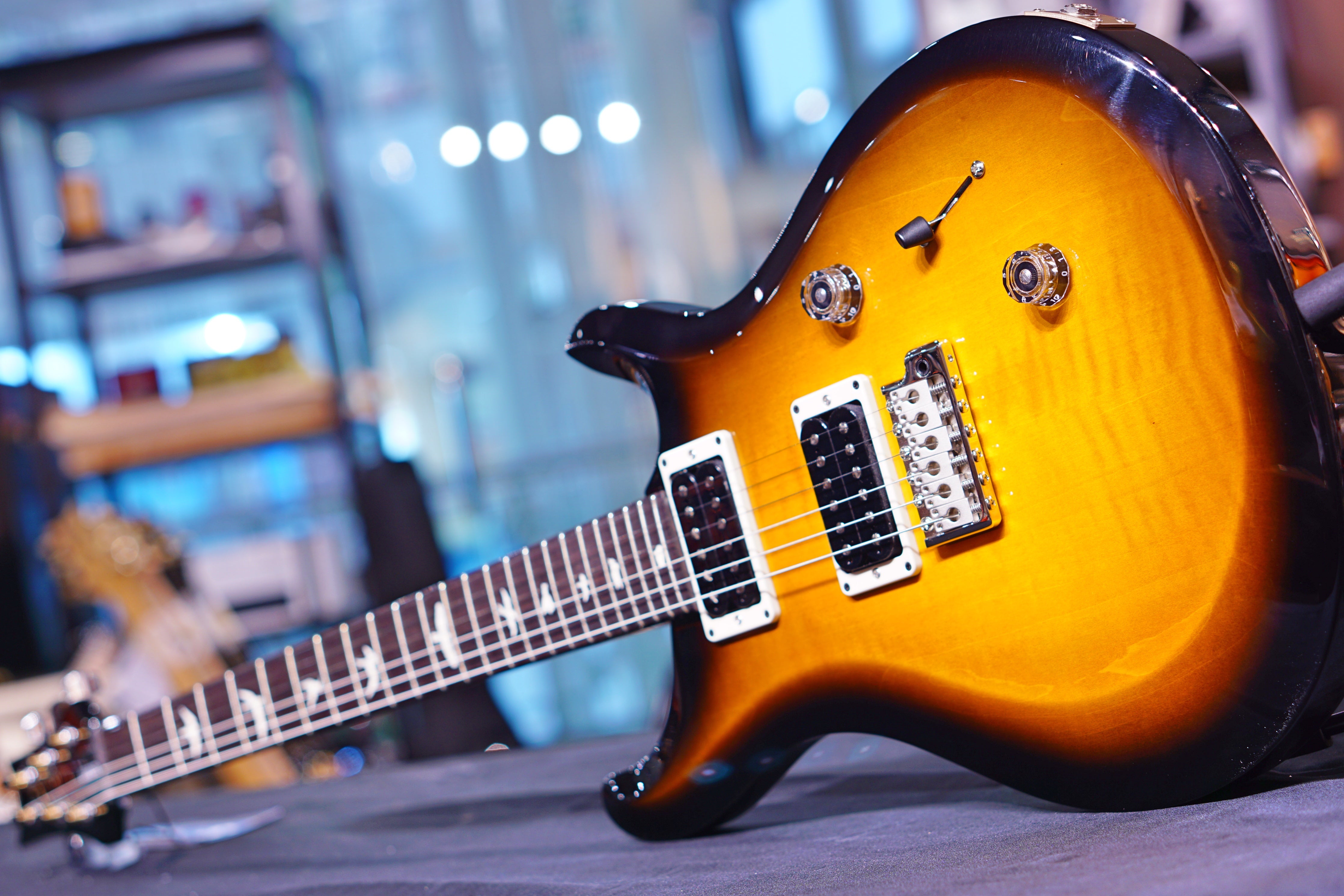 PRS S2 Custom 24 Amber Smokeburst 19 S2038251 - HIENDGUITAR PRS GUITAR