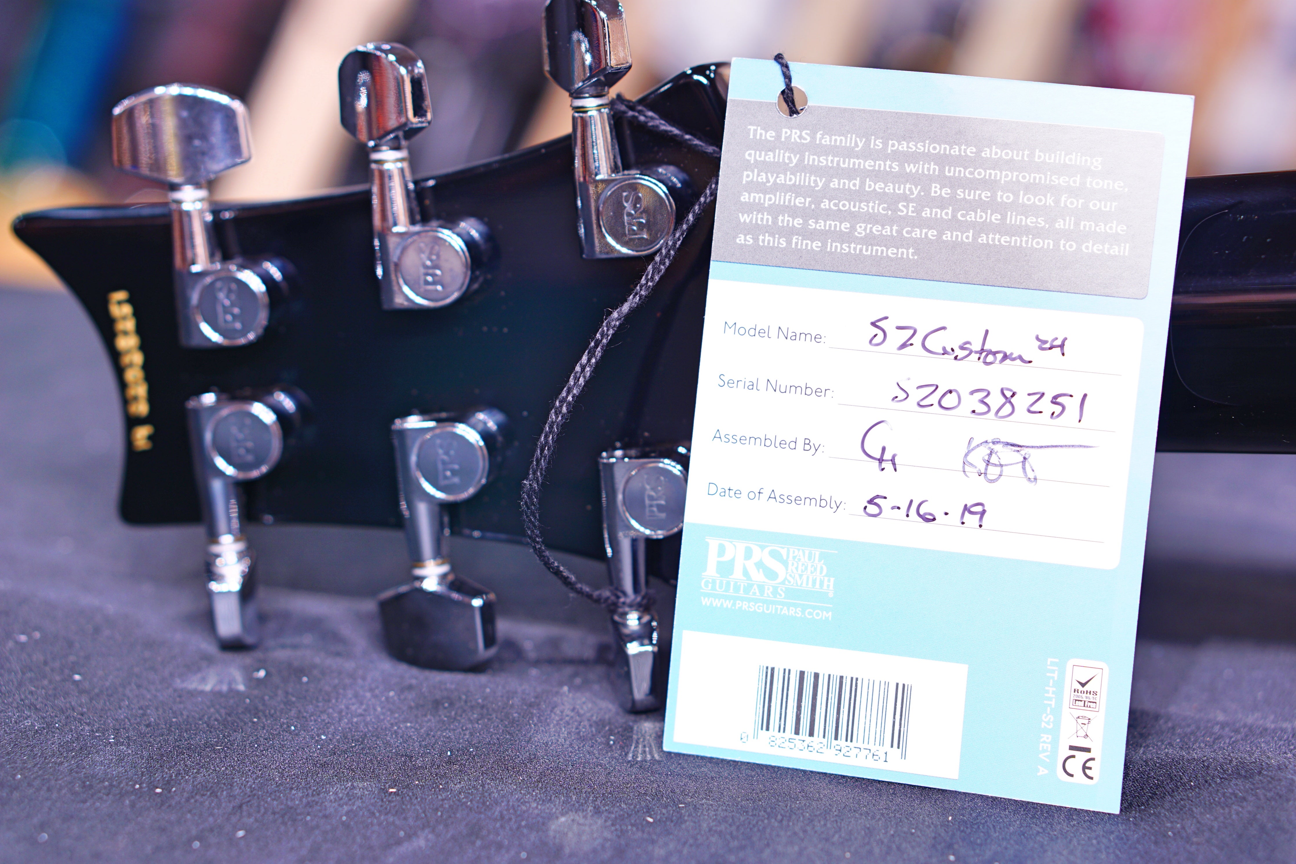 PRS S2 Custom 24 Amber Smokeburst 19 S2038251 - HIENDGUITAR PRS GUITAR