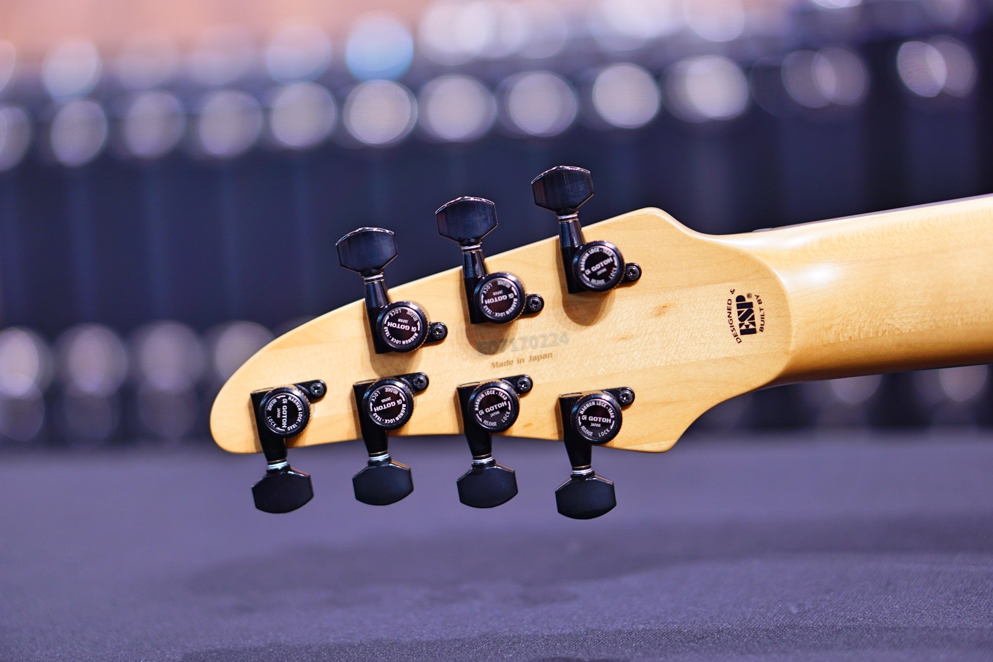 ESP Edwards E-HR7-FX/BM Aqua burst ED7170224 - HIENDGUITAR EDWARDS GUITAR