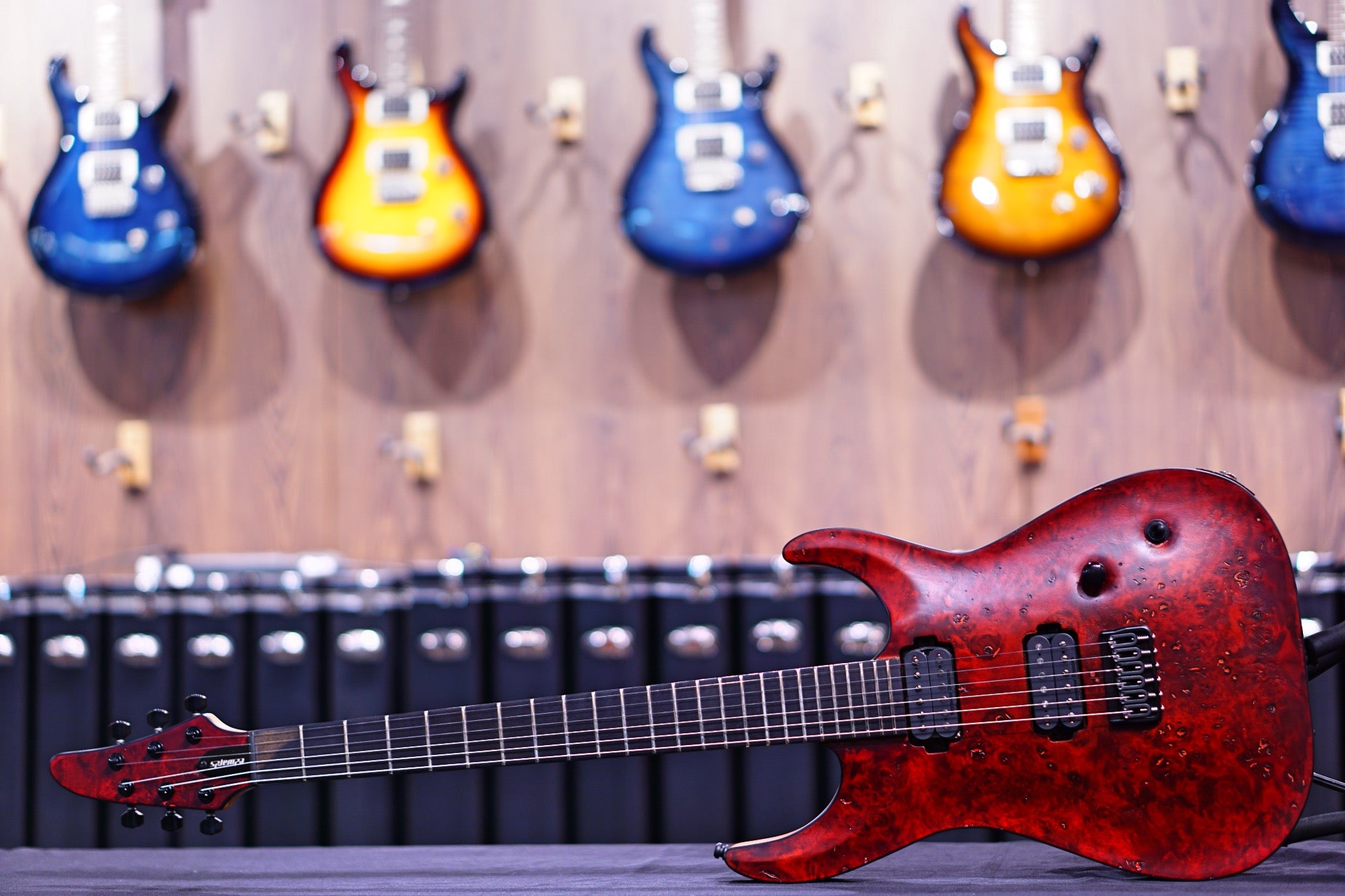 Edwards E-HR6-FX/BM see thru red ED0890224 - HIENDGUITAR EDWARDS GUITAR