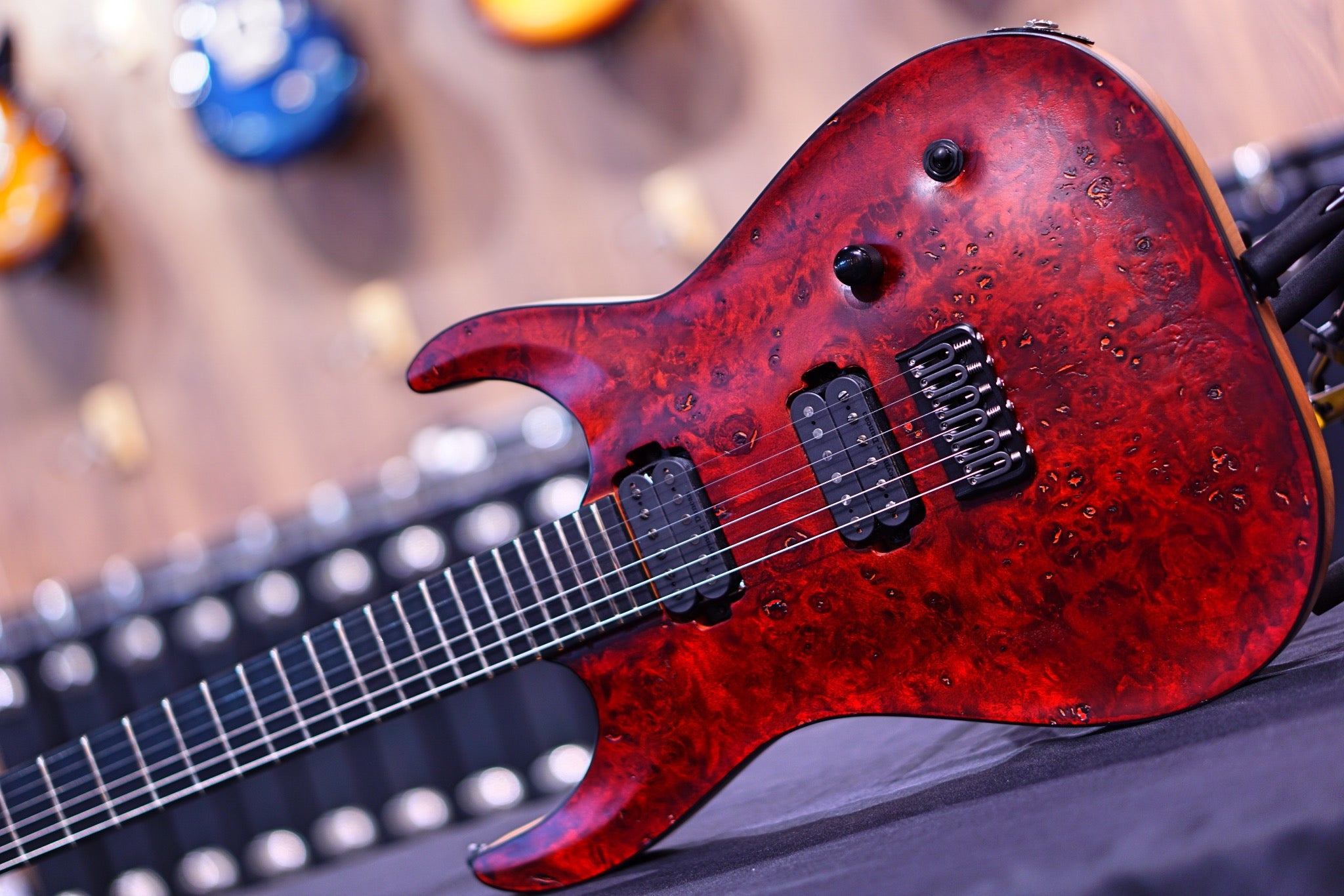 Edwards E-HR6-FX/BM see thru red ED0890224 - HIENDGUITAR EDWARDS GUITAR