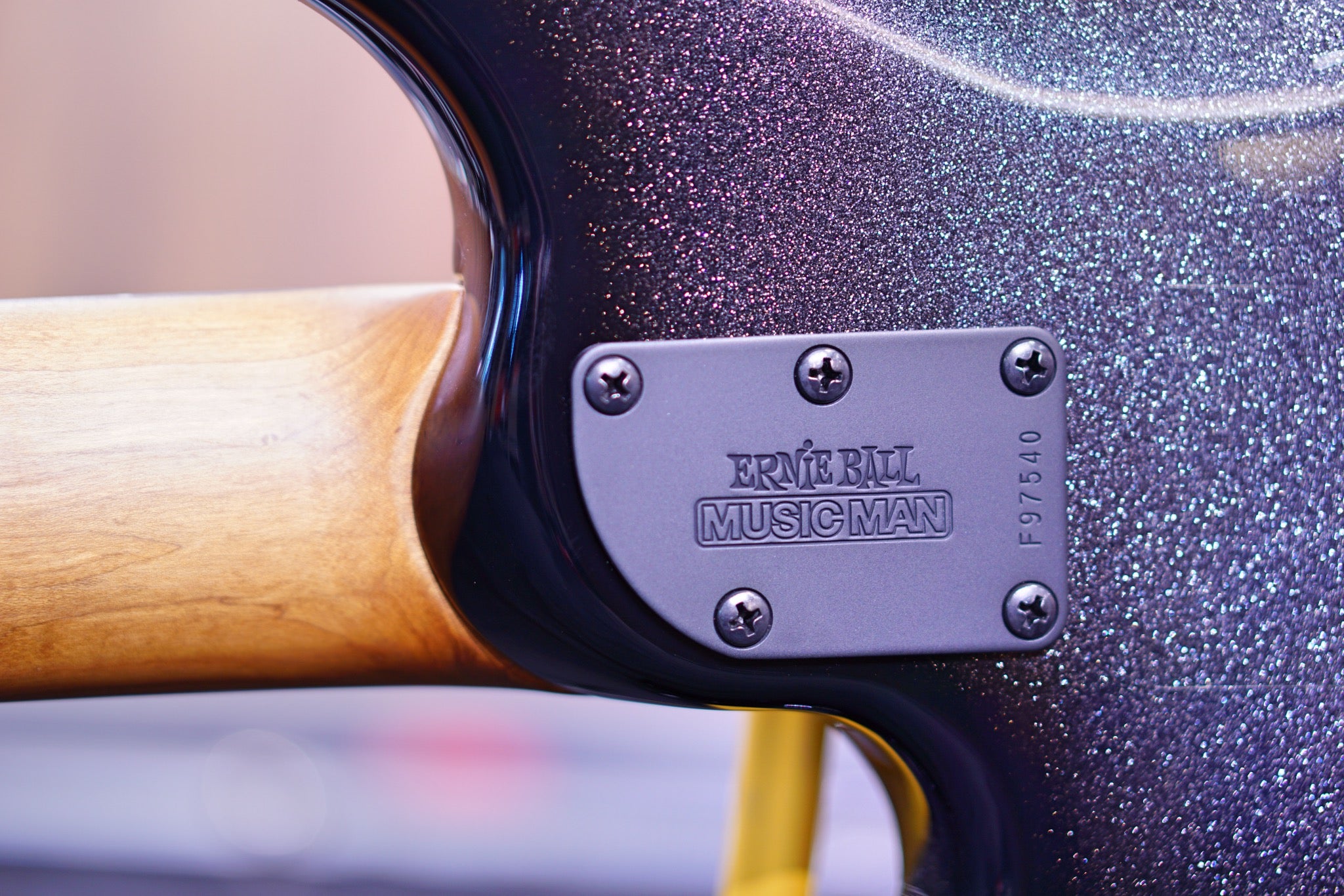 Ernie Ball Music Man StingRay Special 5 H Bass Guitar - Smoked Chrome with Ebony Fingerboard F97540 - HIENDGUITAR Musicman bass